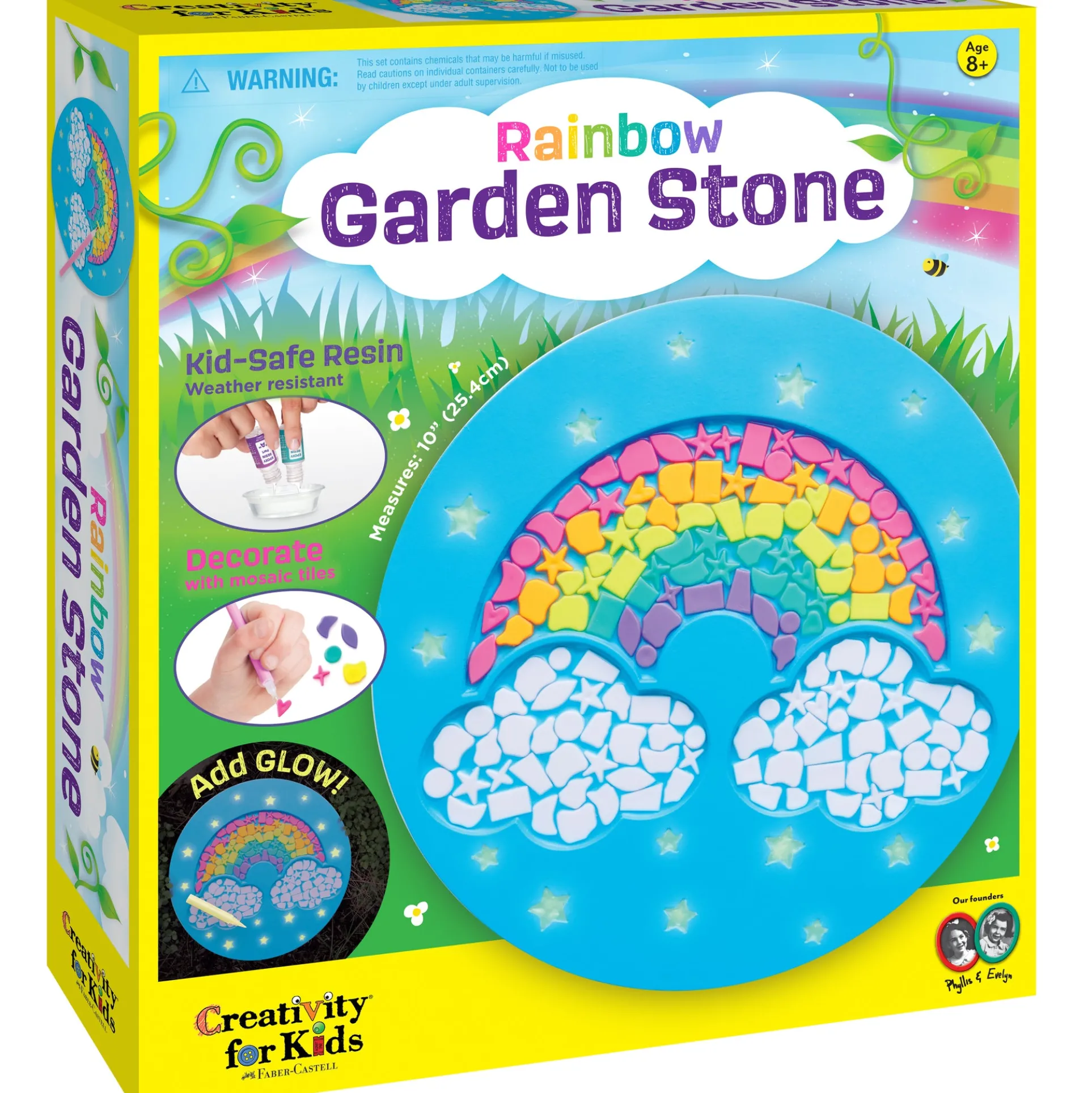 Creativity for Kids Rainbow Garden Stone Mosaic Kit