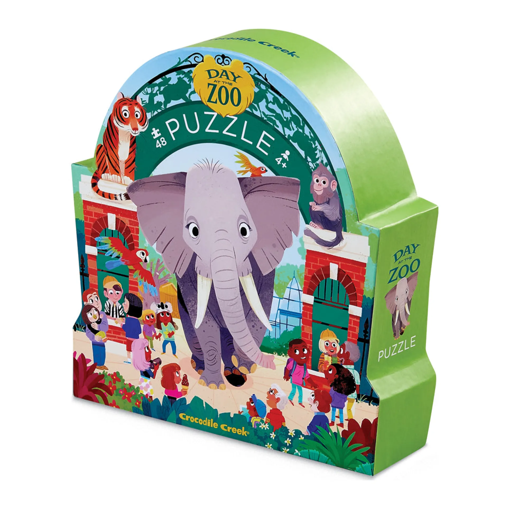 Crocodile Creek Day at the Zoo Jigsaw Puzzle - 48 pc