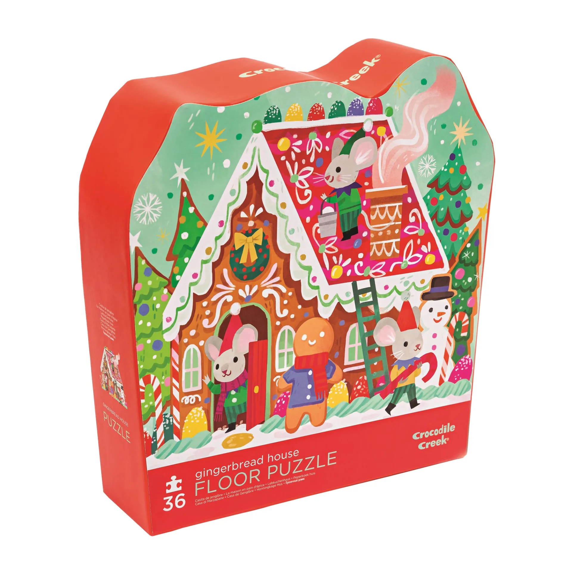 Crocodile Creek Gingerbread House 36-Piece Floor Puzzle
