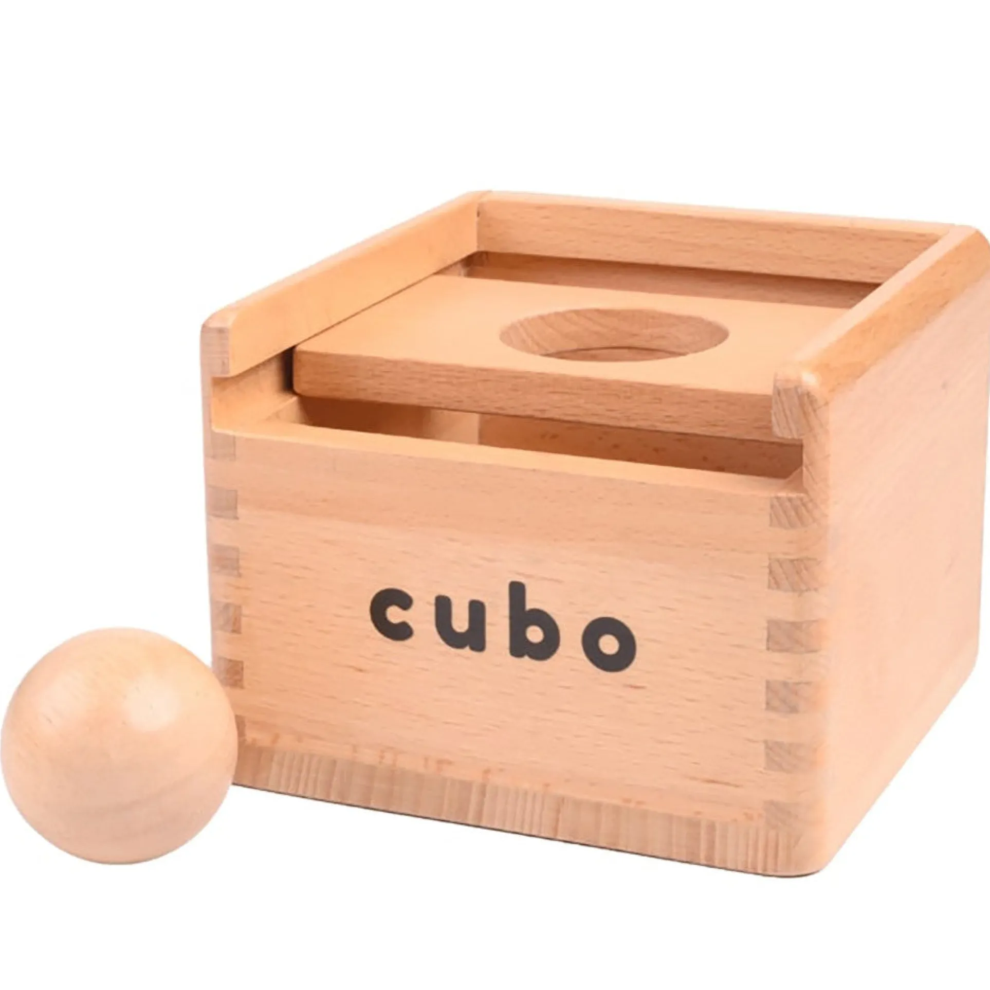 Cubo Montessori Starter Kit - 3-in-1 Imbucare Shape Box for Babies 6mo+