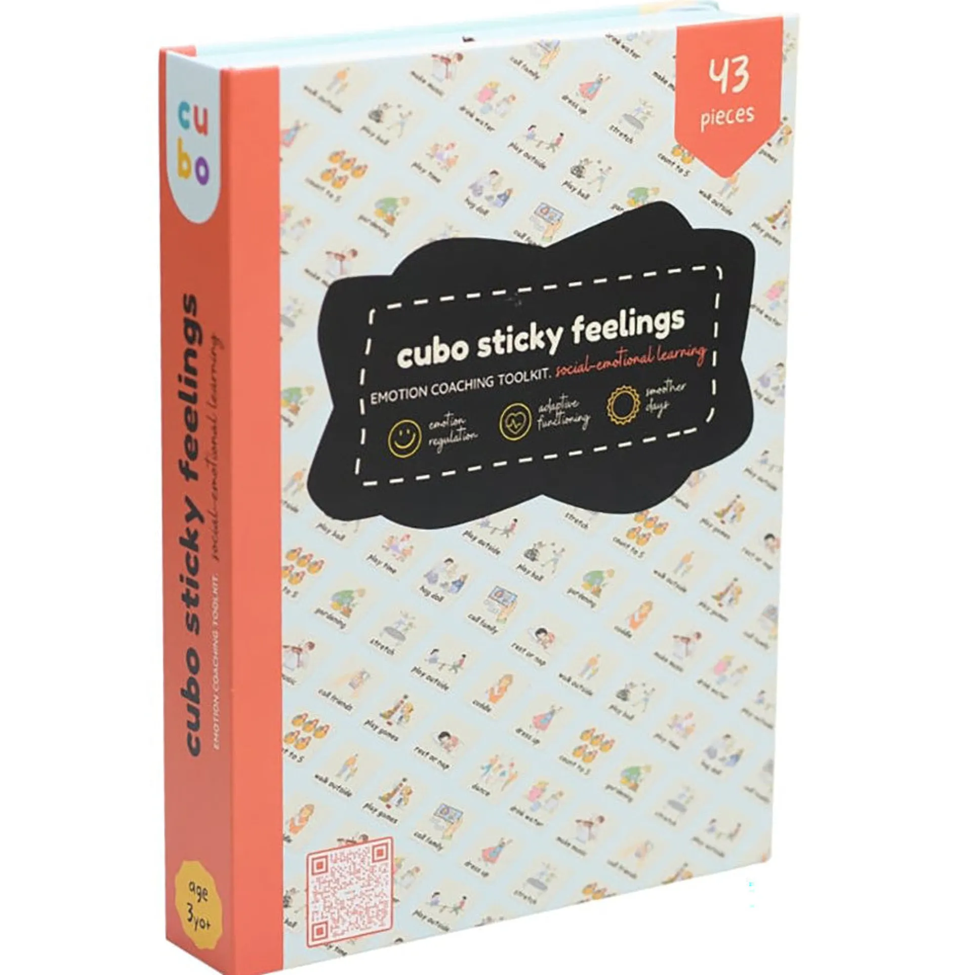 Cubo Sticky Feelings - Emotion Coaching Toolkit for Preschoolers, Ages 3-8