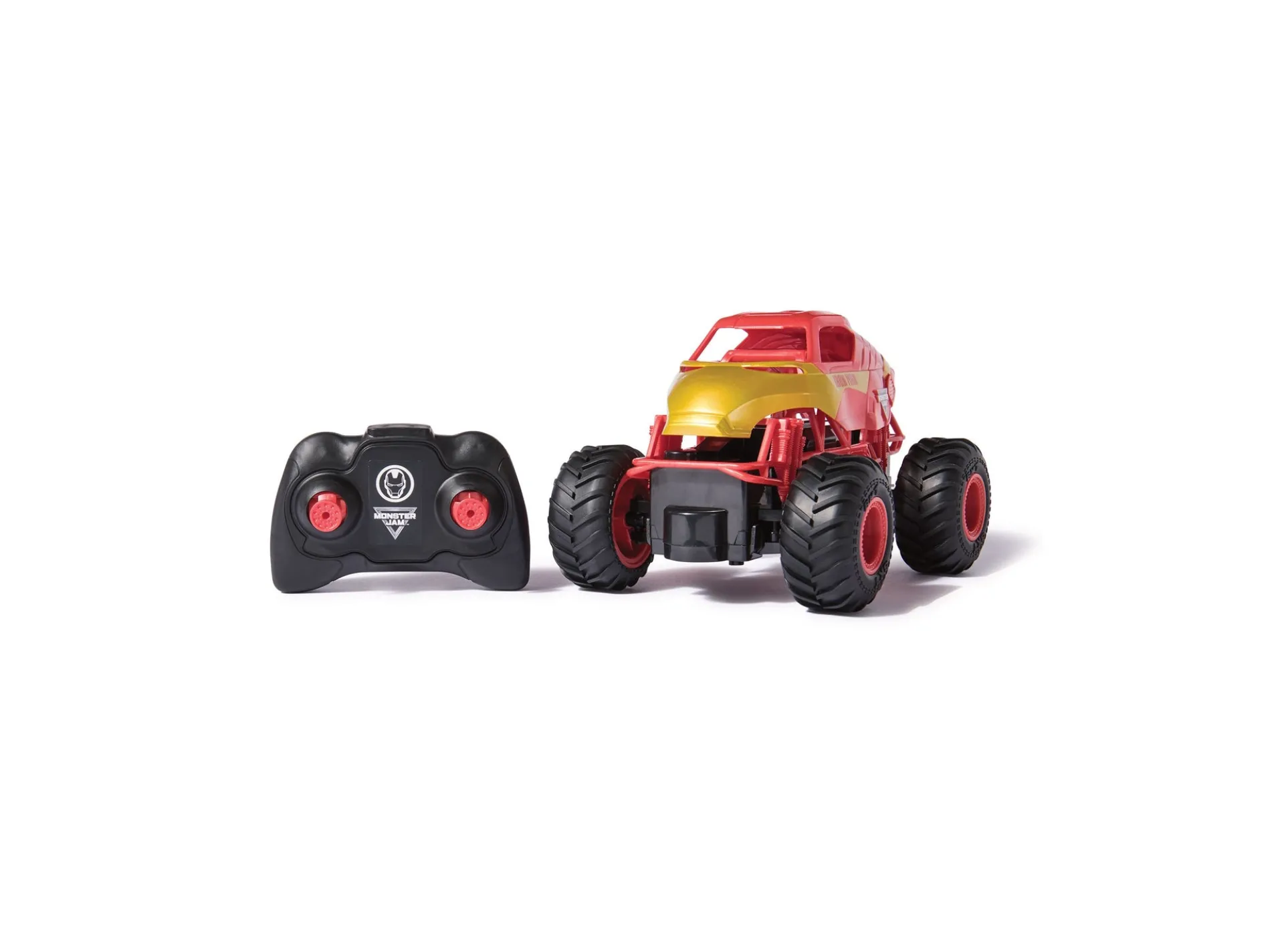 Marvel Iron Man RC Monster Truck - 1:24 Scale - Red and Gold