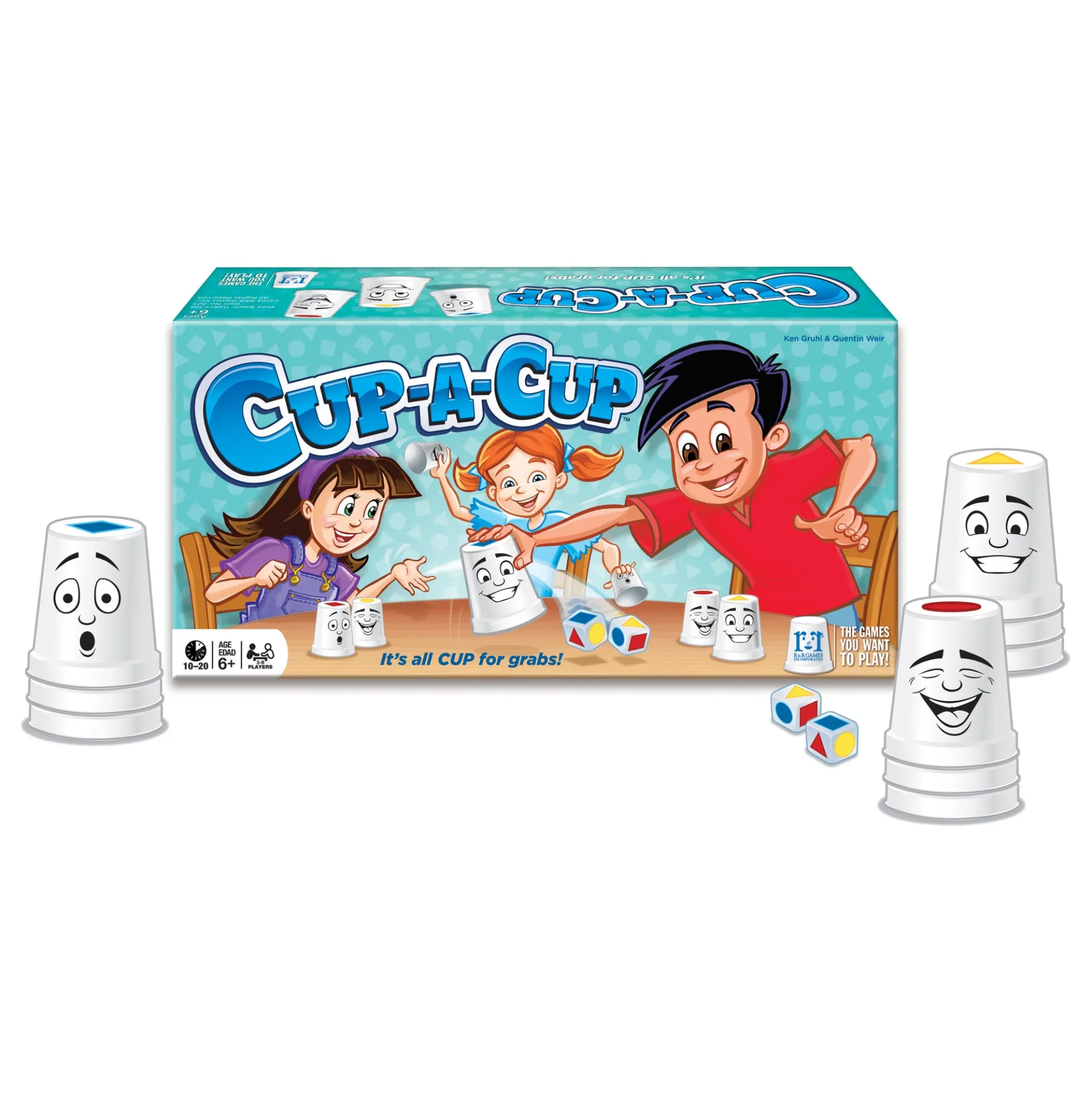 Cup-A-Cup Colorful Shape-Snatching Game