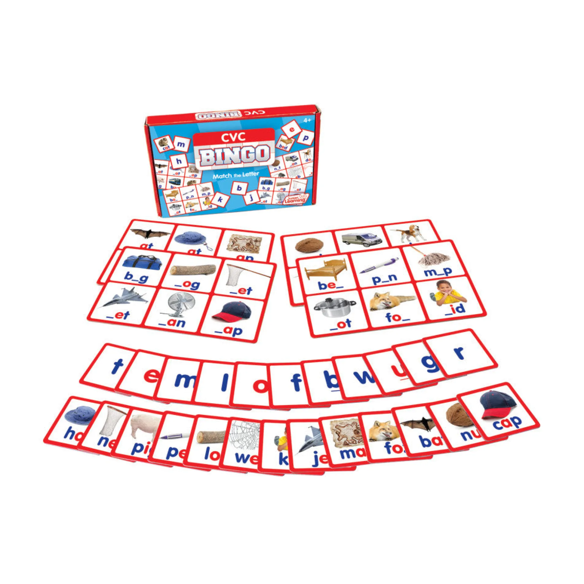 CVC Bingo Junior Learning Game - Educational Matching for Ages 4+