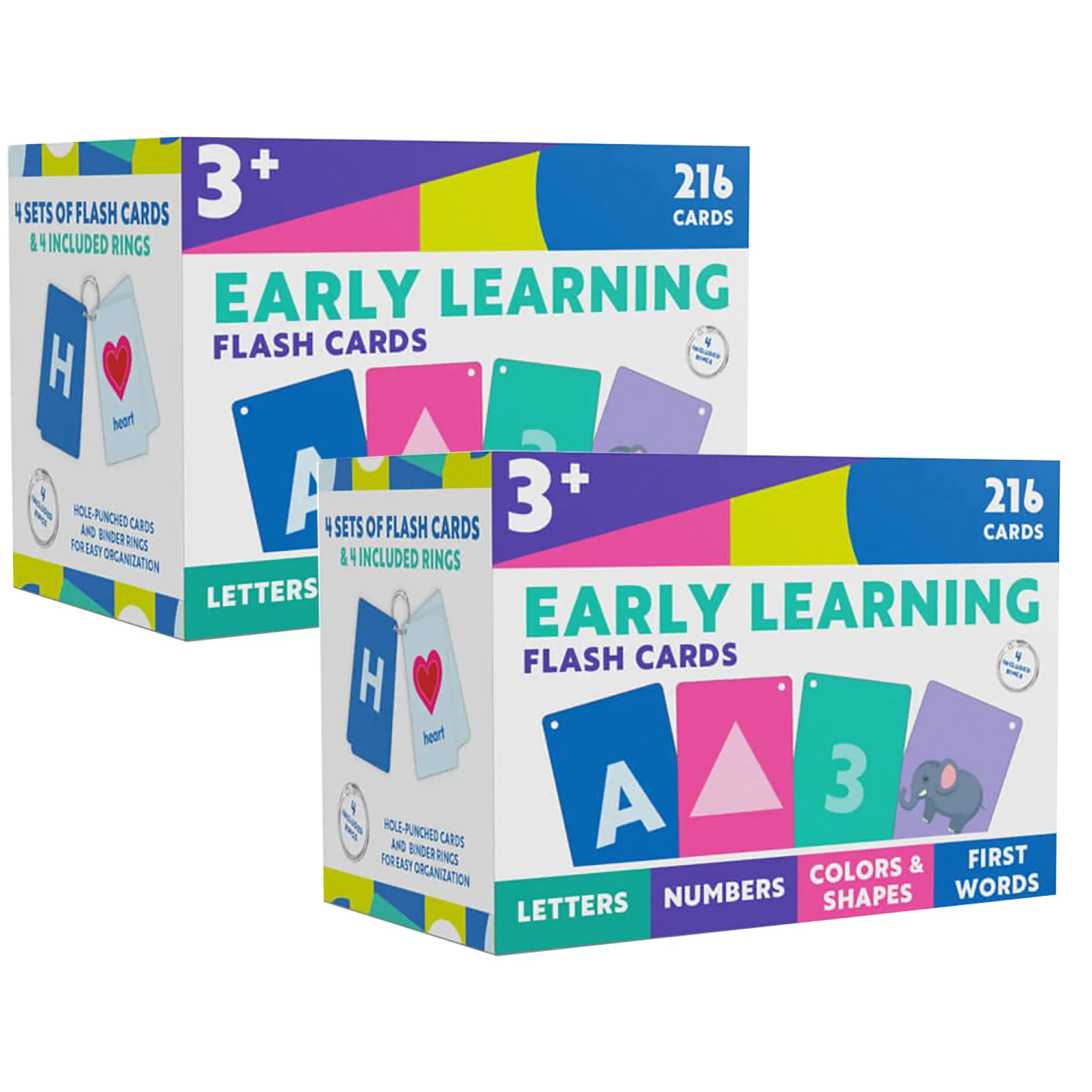 Carson Dellosa Early Learning Flash Cards - Education Bundle - Multicolor