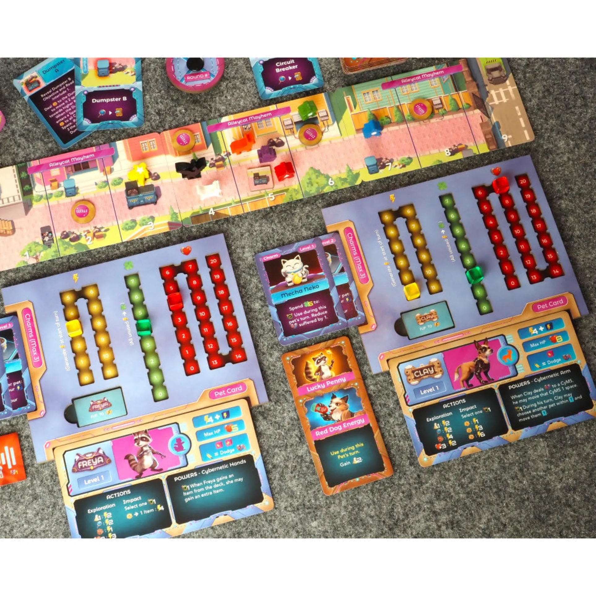 Cyber Pet Quest Adventure Cooperative Board Game for Ages 8+
