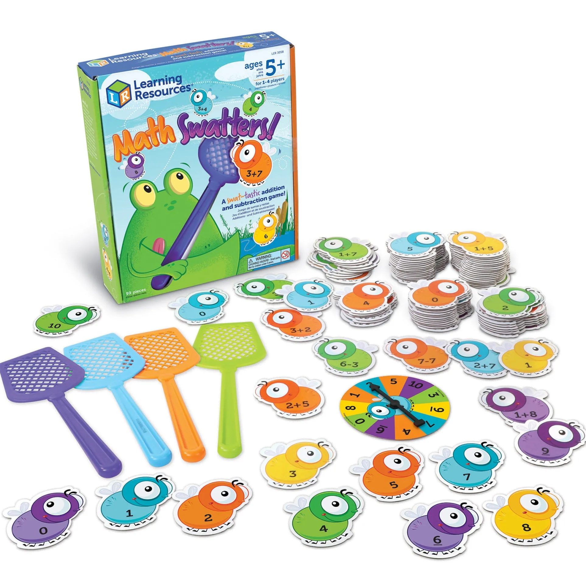 Learning Resources Math Swatters Game - Addition & Subtraction