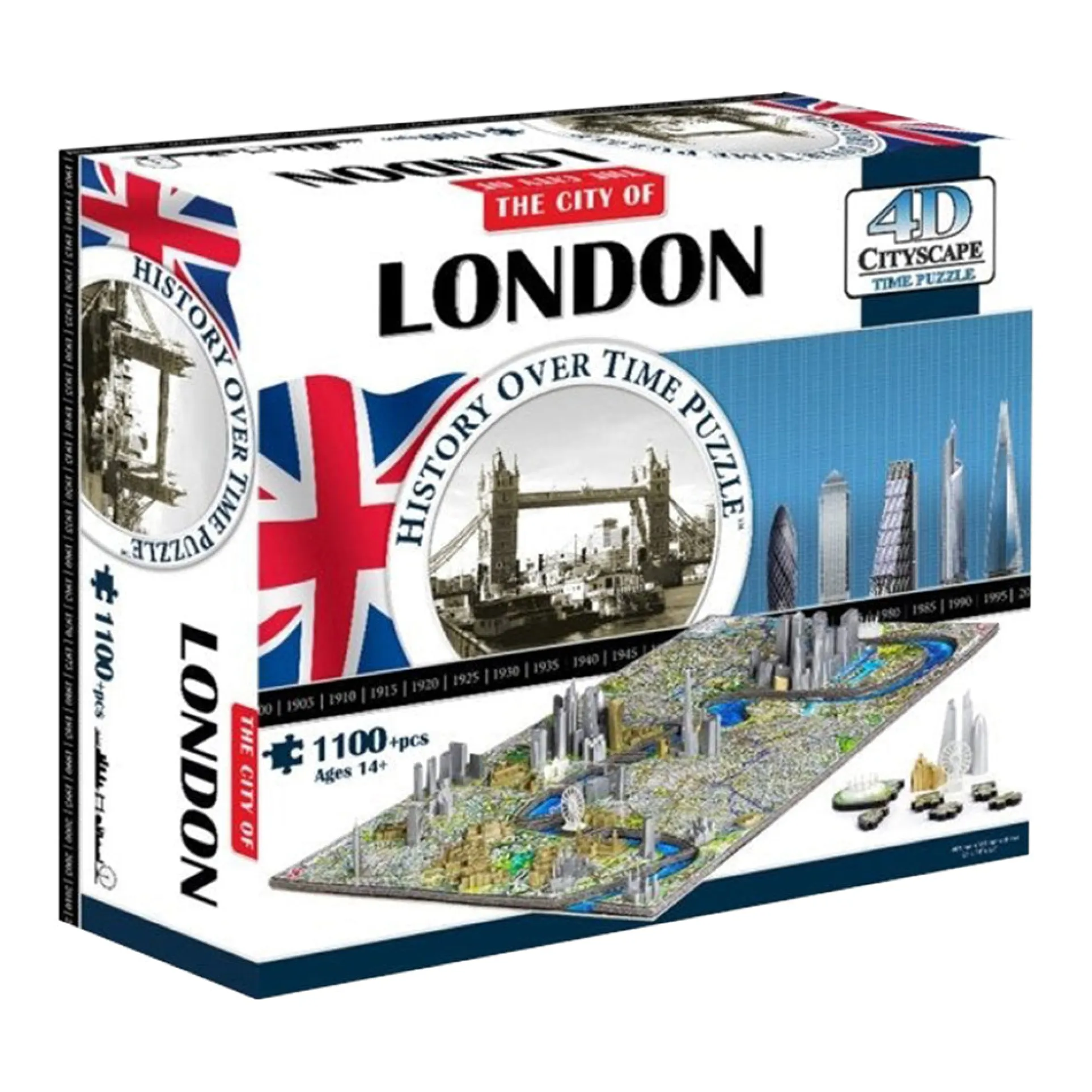 4D Cityscape Time Puzzle - London, England - 1230 pc