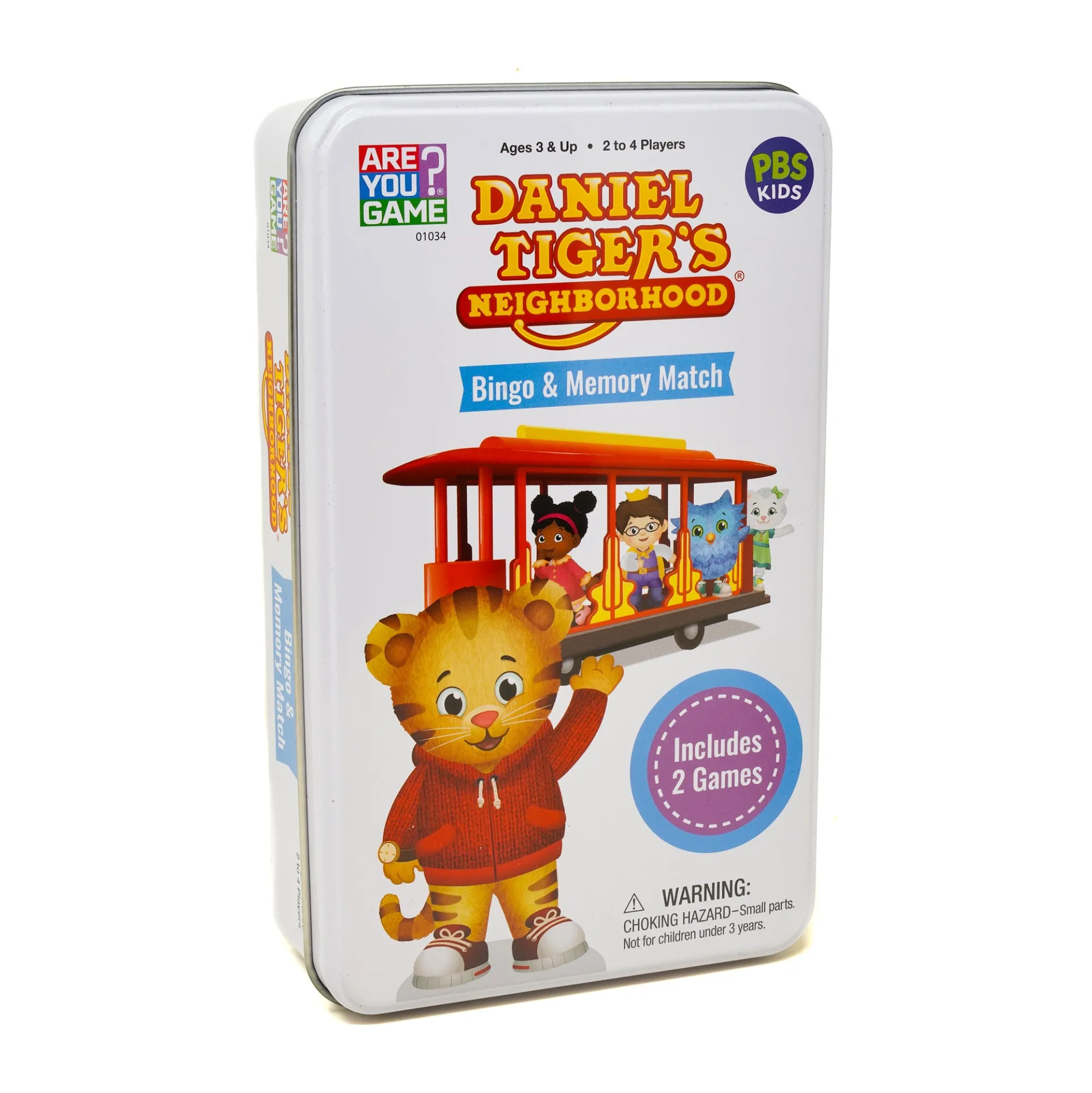 Daniel Tiger's Neighborhood Interactive Bingo & Memory Match Tin