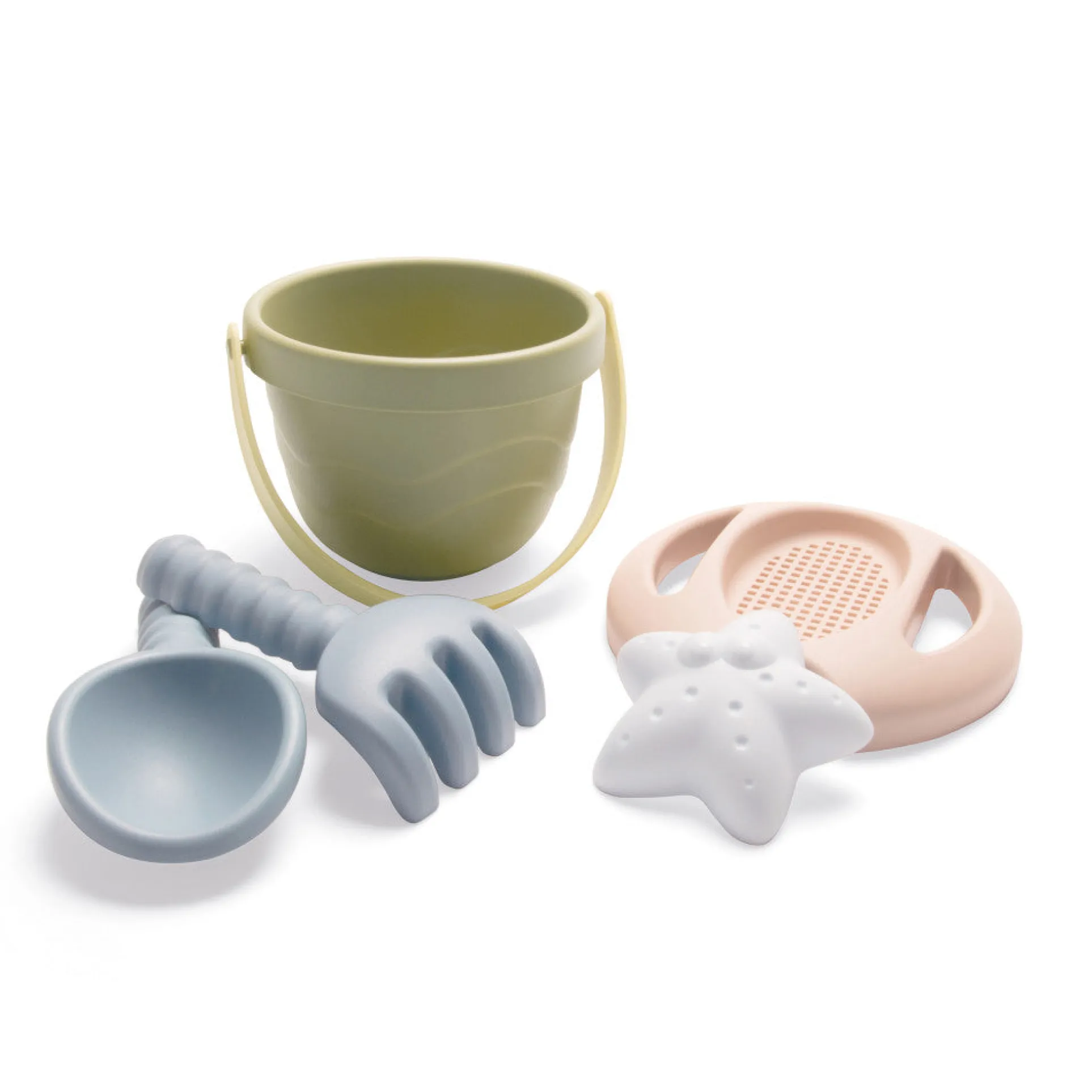 Dantoy - Tiny BIO Bucket Playset - Sustainable Toddler Sandbox Toys