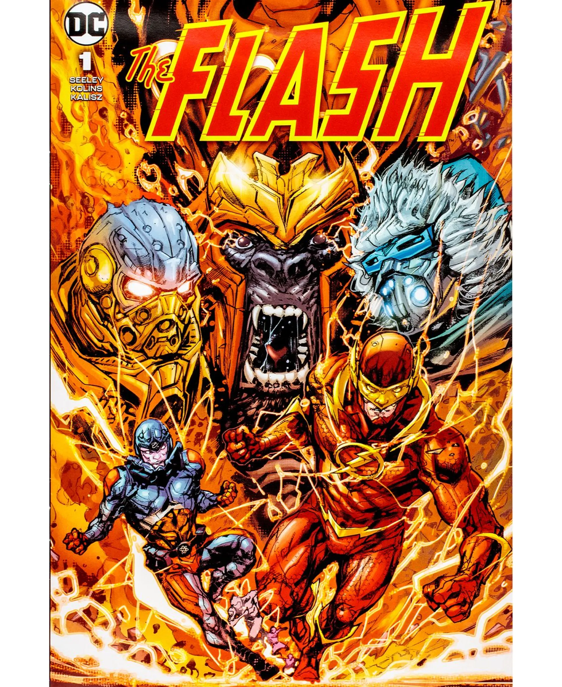 DC Direct Heat Wave 7-Inch Action Figure with Collectible Comic and Art Card