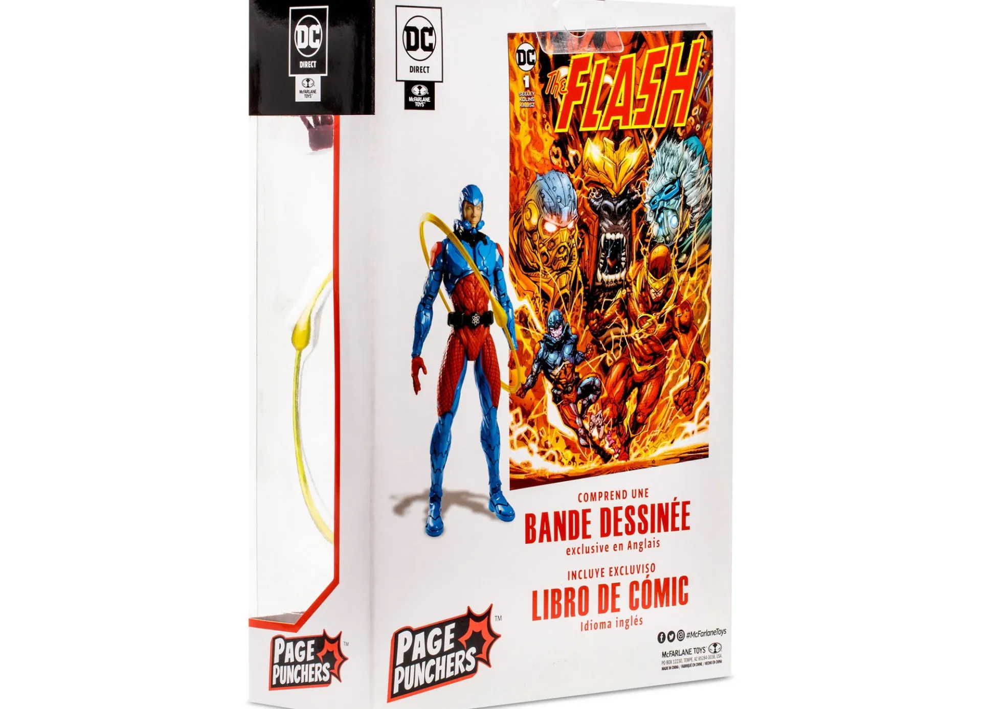 DC Direct The Atom 7-Inch Action Figure with Comic and Art Card