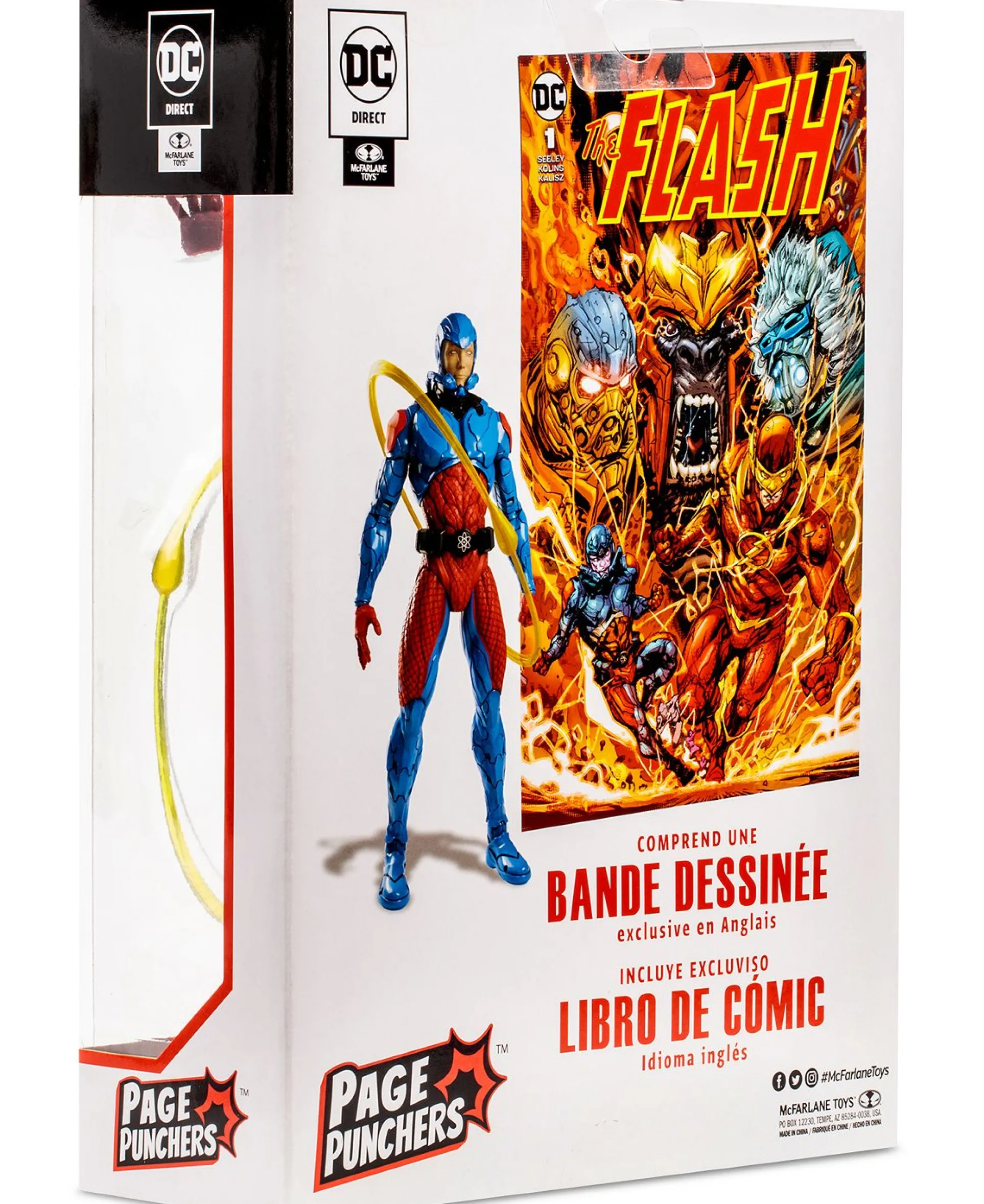 DC Direct The Atom 7-Inch Action Figure with Comic and Art Card