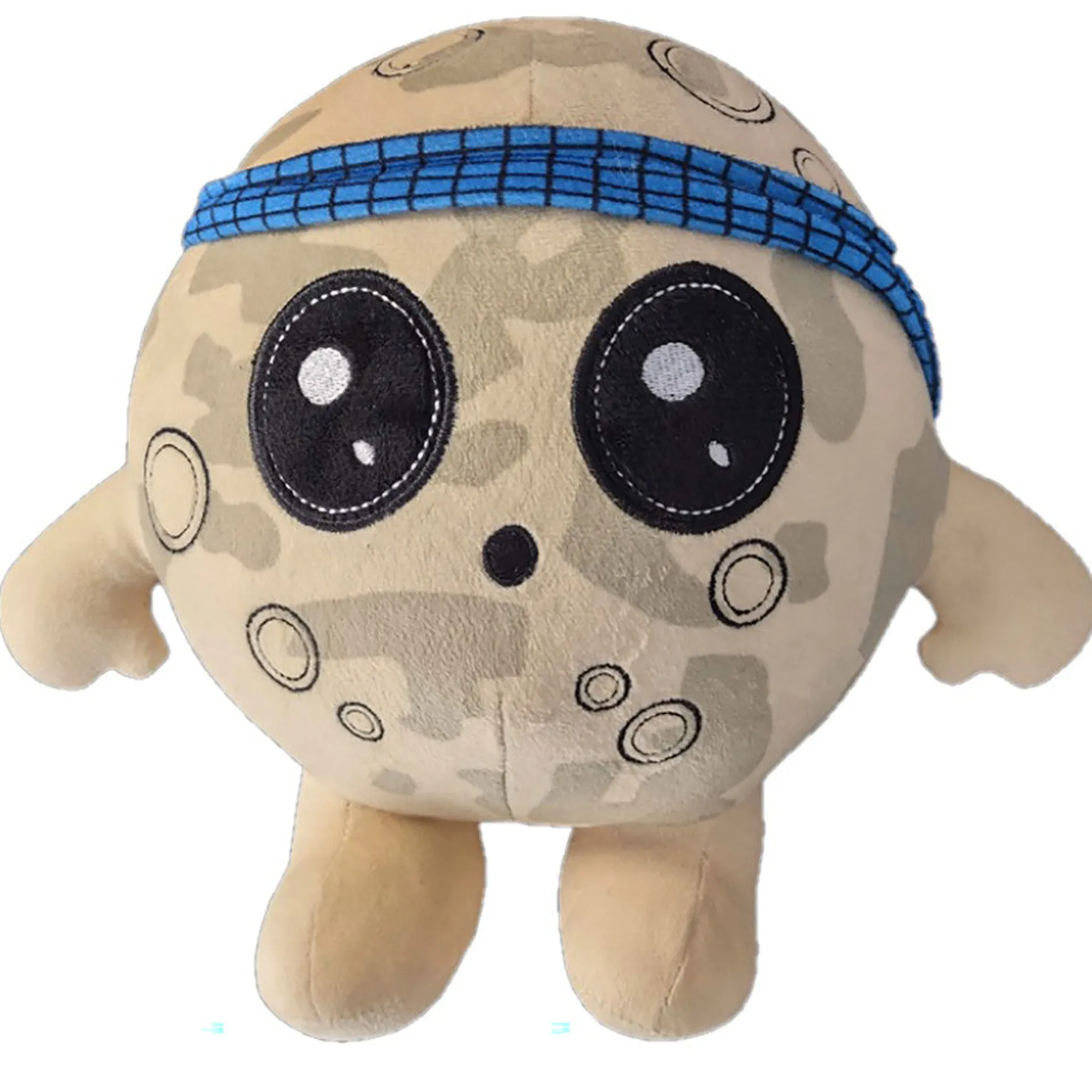 Dead Alive Games Lunar Rush 9 inch Moon Plushie - Moonie with Medium Firm Stuffing