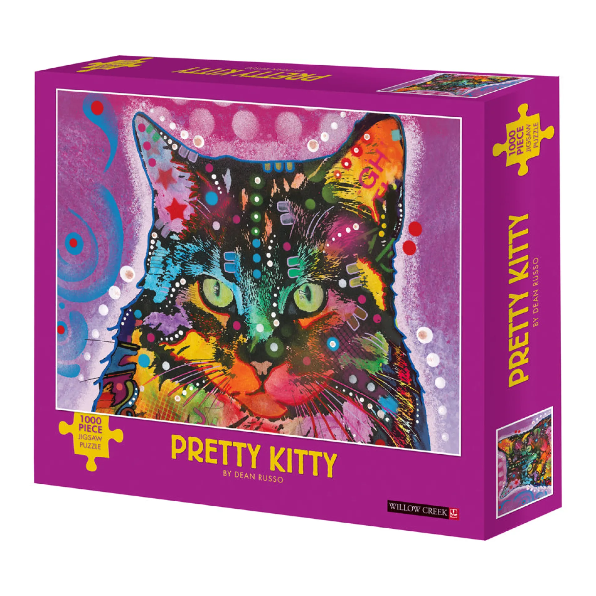 Dean Russo Pretty Kitty Jigsaw Puzzle - 1000 pc