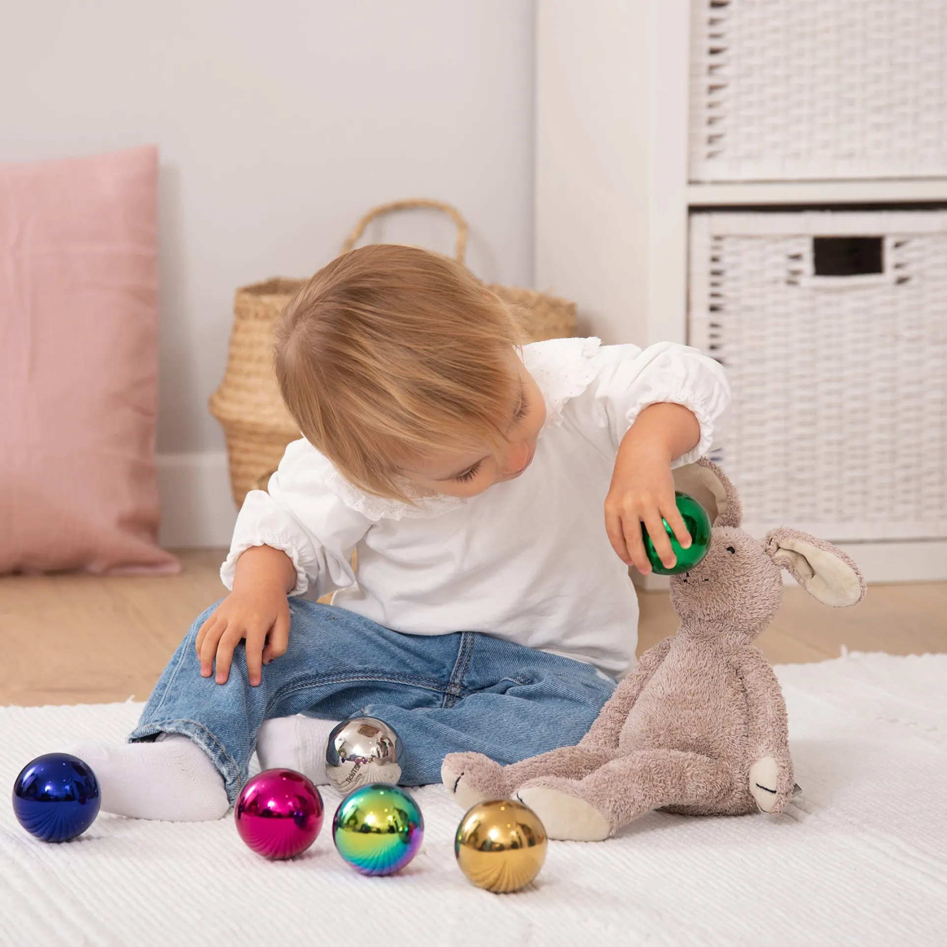 TickiT Sensory Reflective Color Mystery Balls - Set of 6