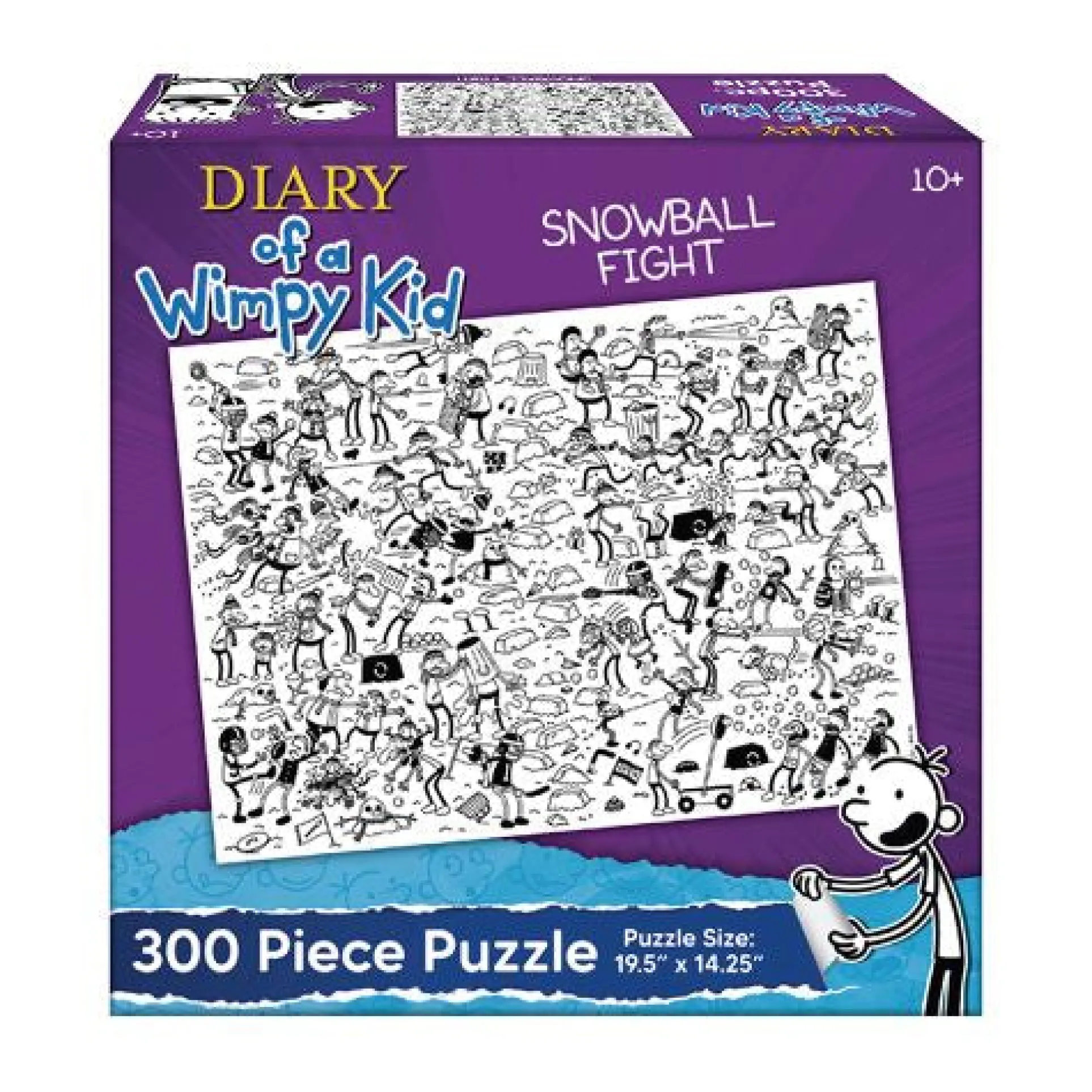 Diary of a Wimpy Kid Snowball Fight Jigsaw Puzzle - 300 pc