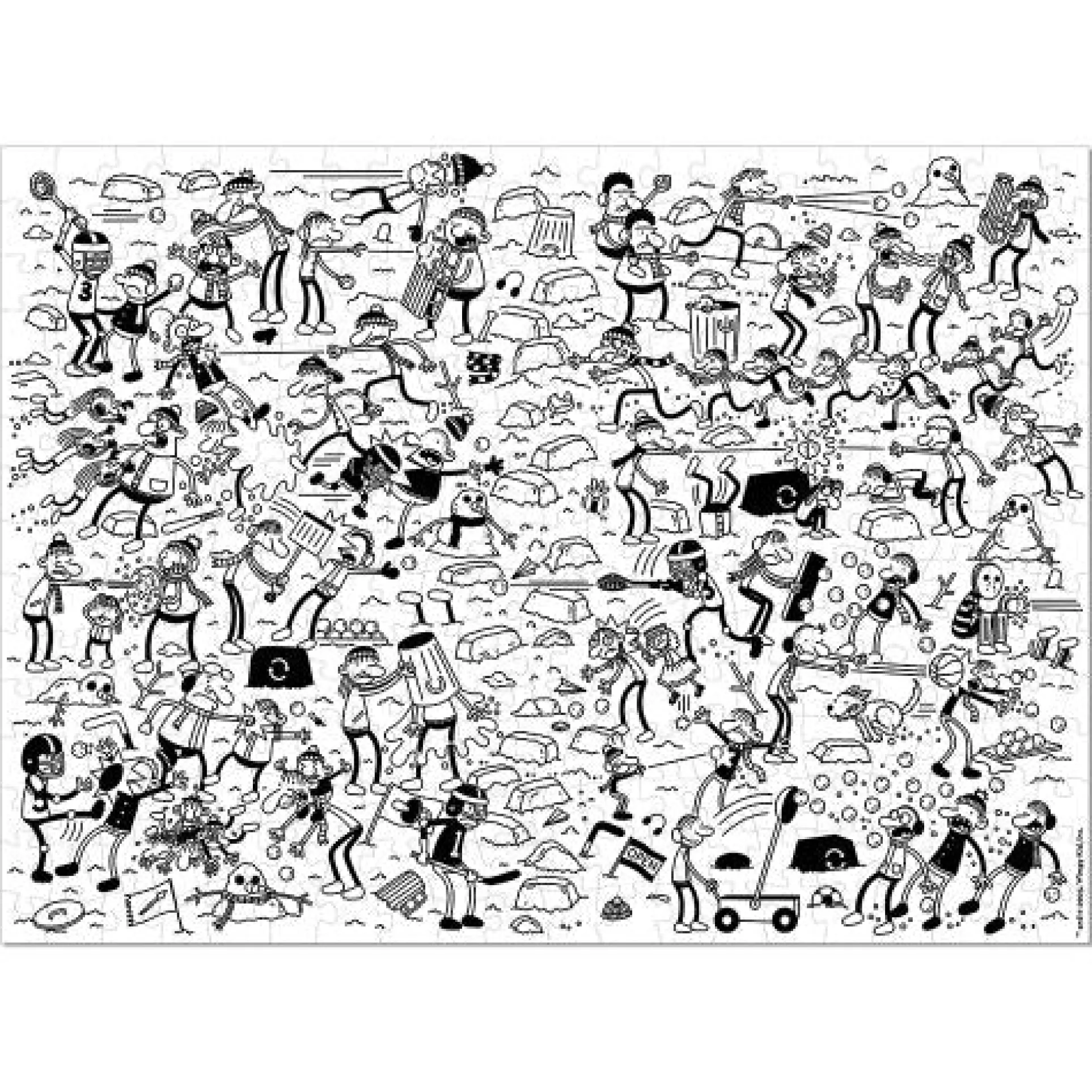 Diary of a Wimpy Kid Snowball Fight Jigsaw Puzzle - 300 pc