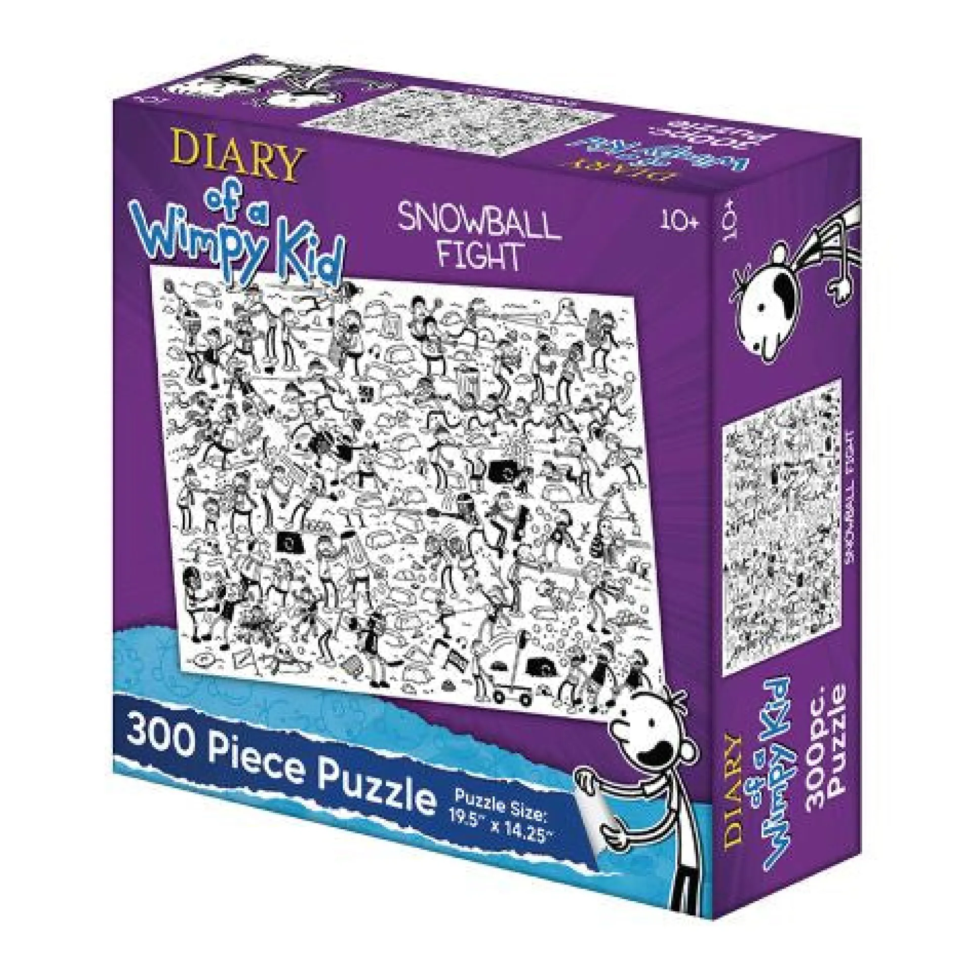 Diary of a Wimpy Kid Snowball Fight Jigsaw Puzzle - 300 pc