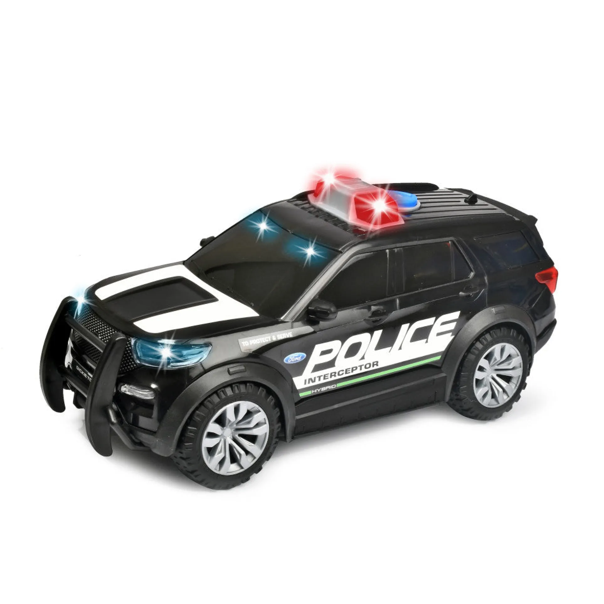 Dickie Toys 1:18 Scale Light & Sound Ford Police Interceptor Model