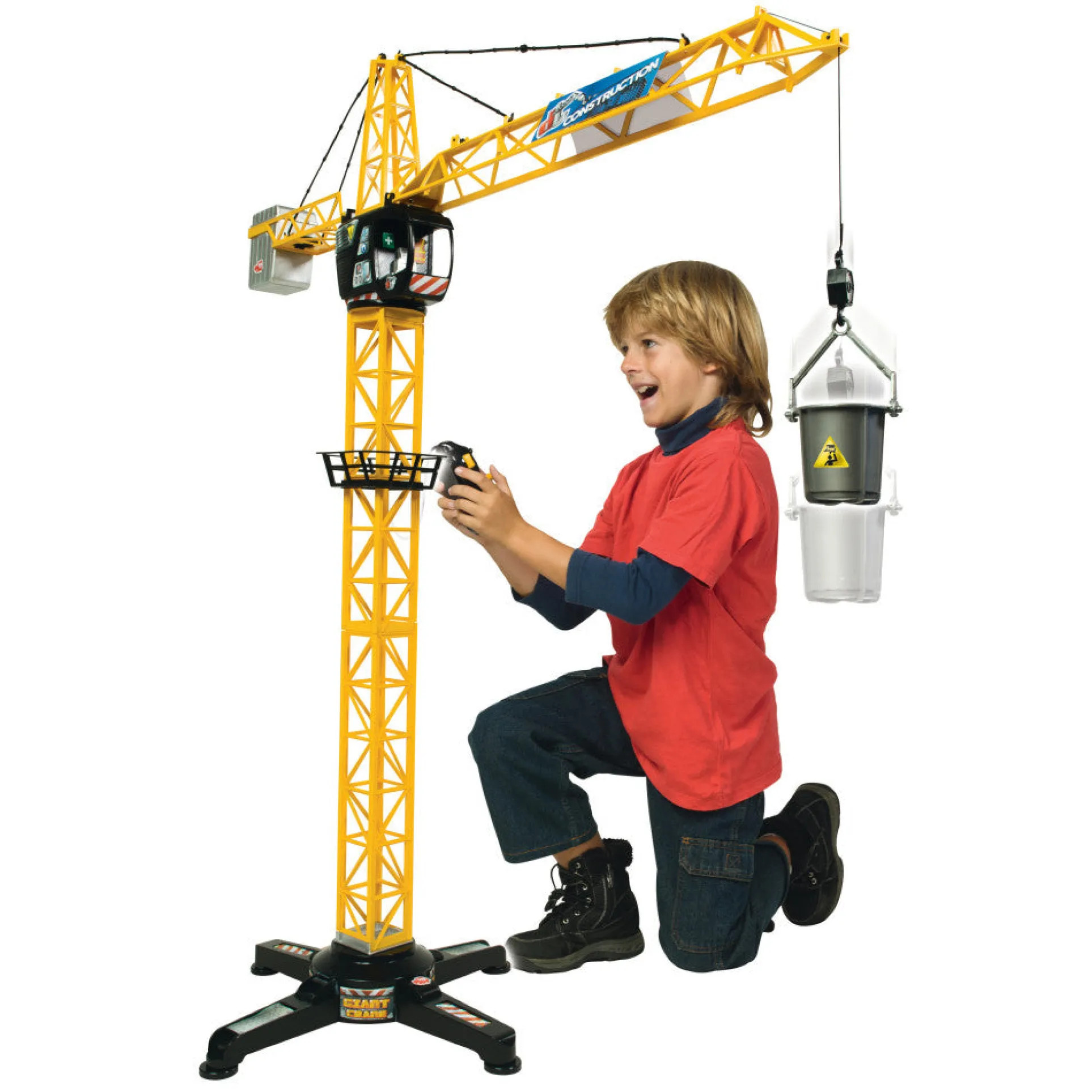 Dickie Toys Majorette 40" Giant Crane with Remote Control
