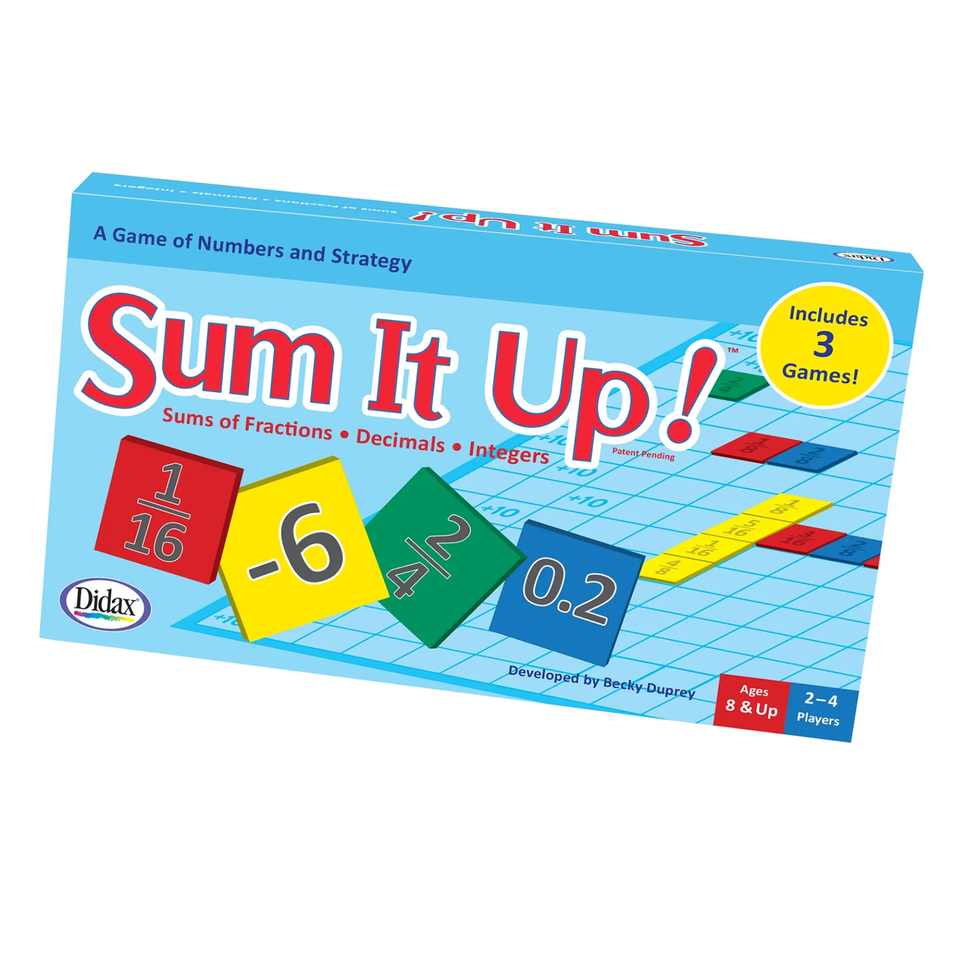 Didax Sum It Up! - Fractions, Decimals, Integers Game Set