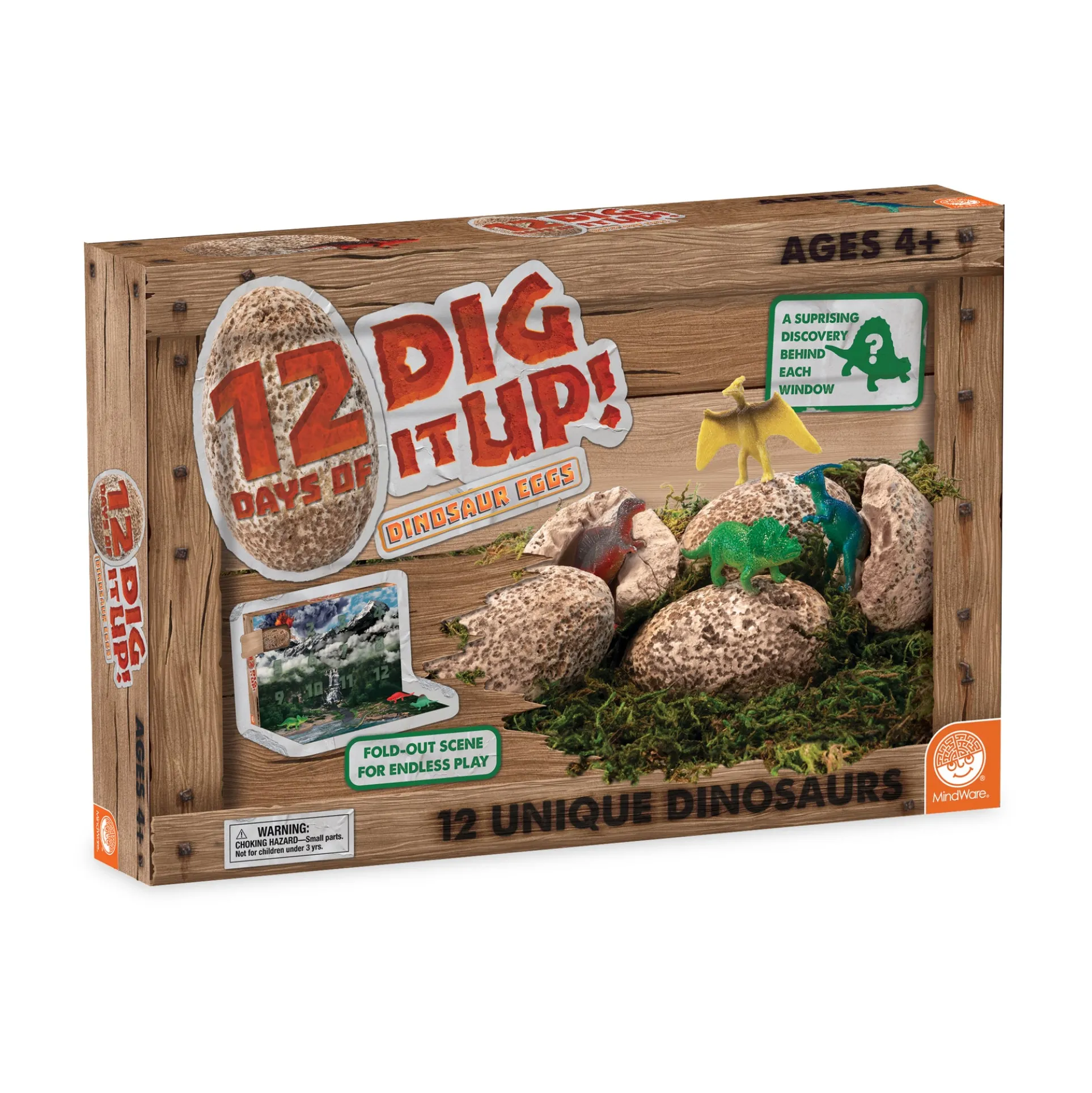 Dig It Up! Dinosaur Discovery Countdown Kit – 12 Exciting Dino Eggs