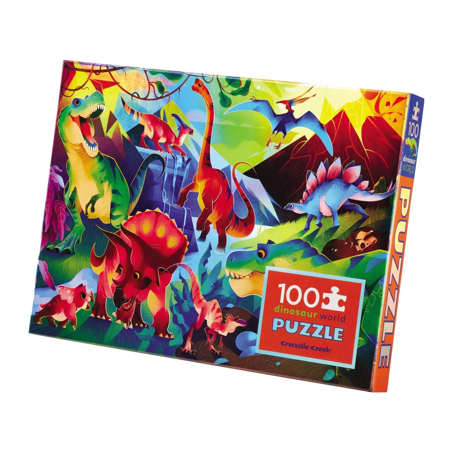 Dinosaur World Holographic Foil Puzzle - 100 pc