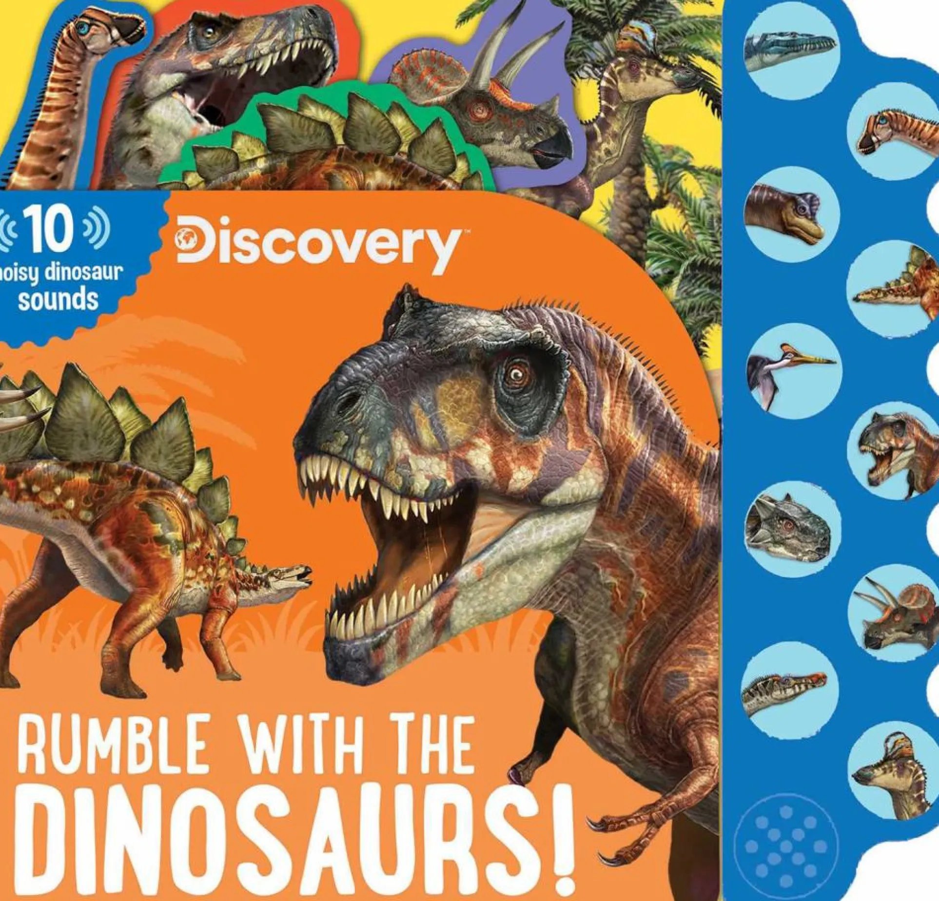 Discovery Kids Dinosaur Roar 10-Button Sound Book - Mesozoic Mayhem