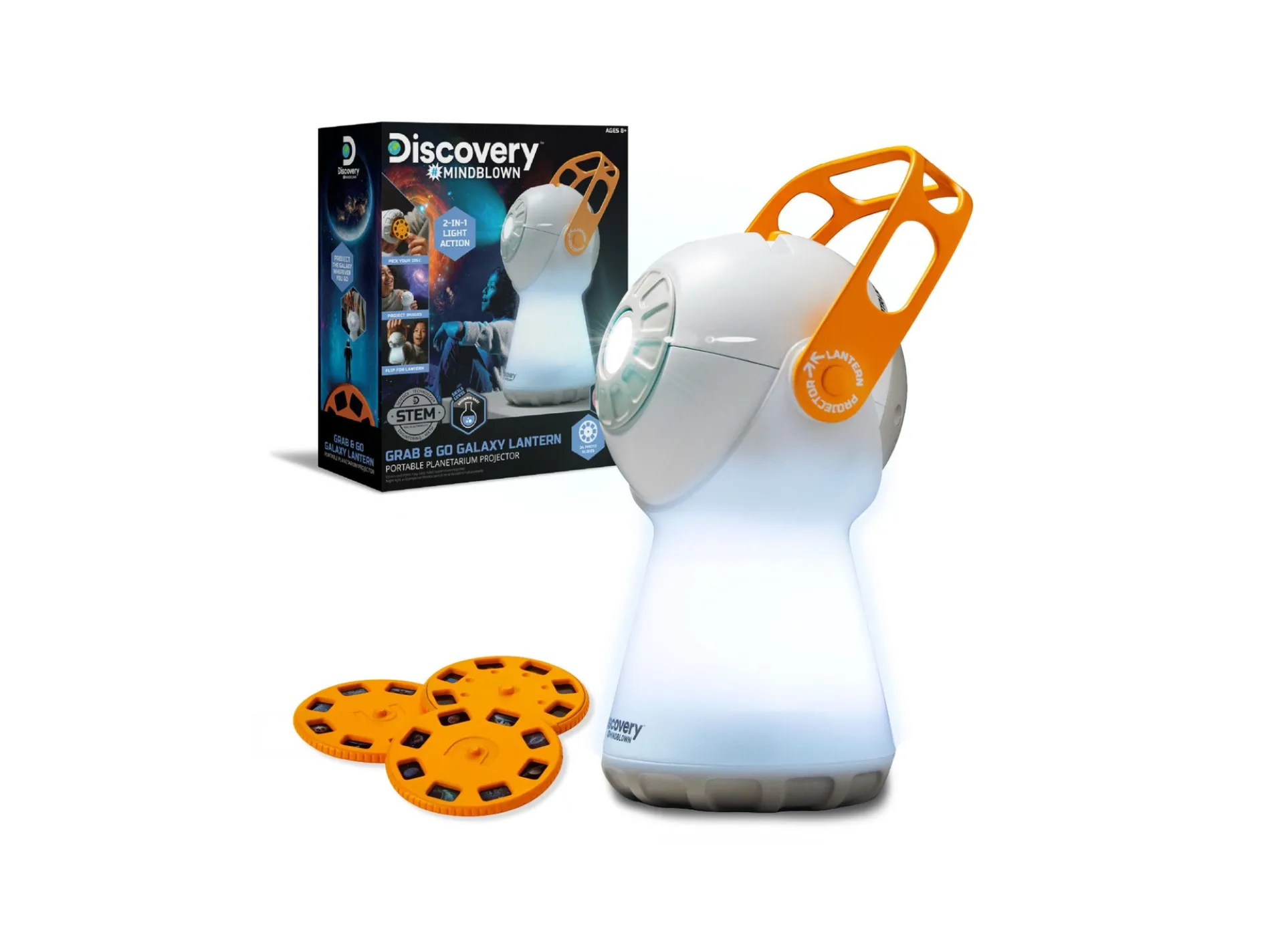 Discovery #MINDBLOWN Galaxy Lantern Portable Planetarium Projector Kit