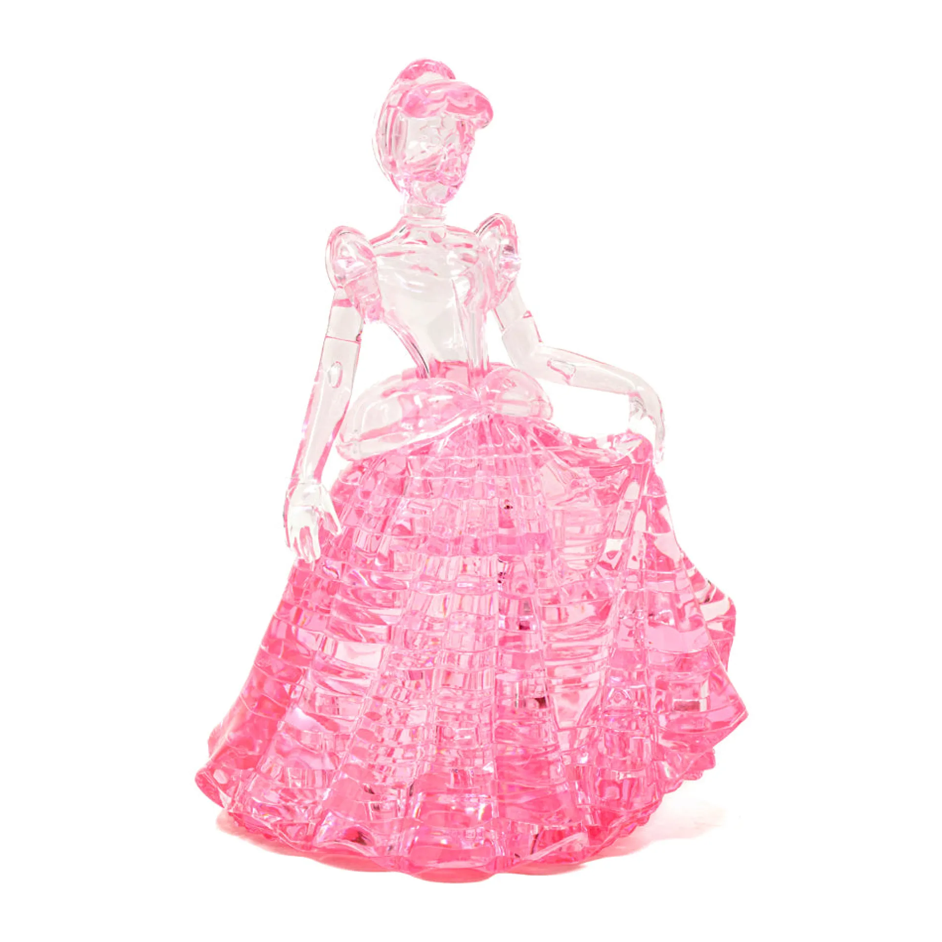 Disney Cinderella 3D Crystal Puzzle - Pink, 41 Pieces