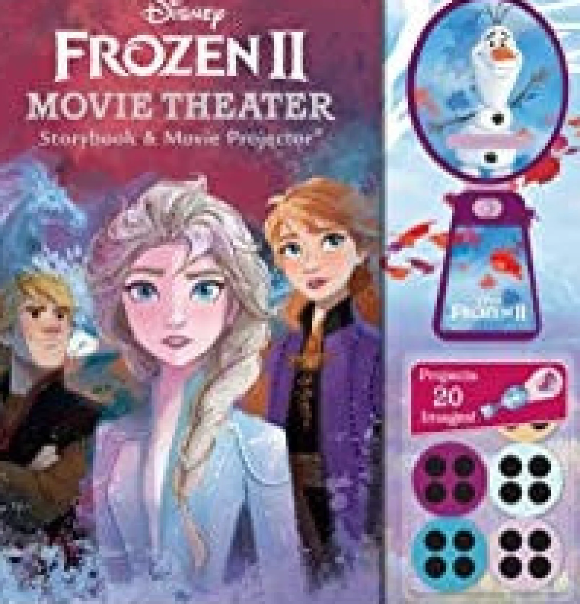 Disney Frozen 2 Movie Theater Storybook with Handheld Projector