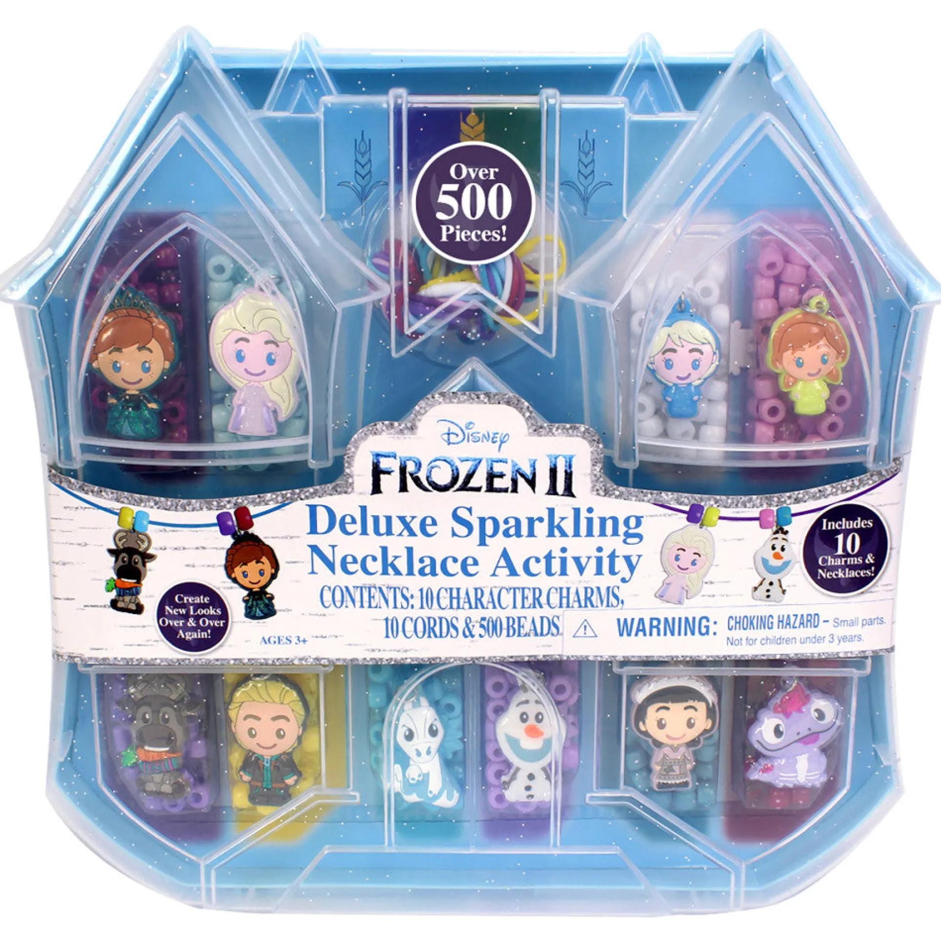 Disney Frozen 2 Tara Toy Deluxe Sparkling Necklace Activity Set - Create 10 Charm Necklaces