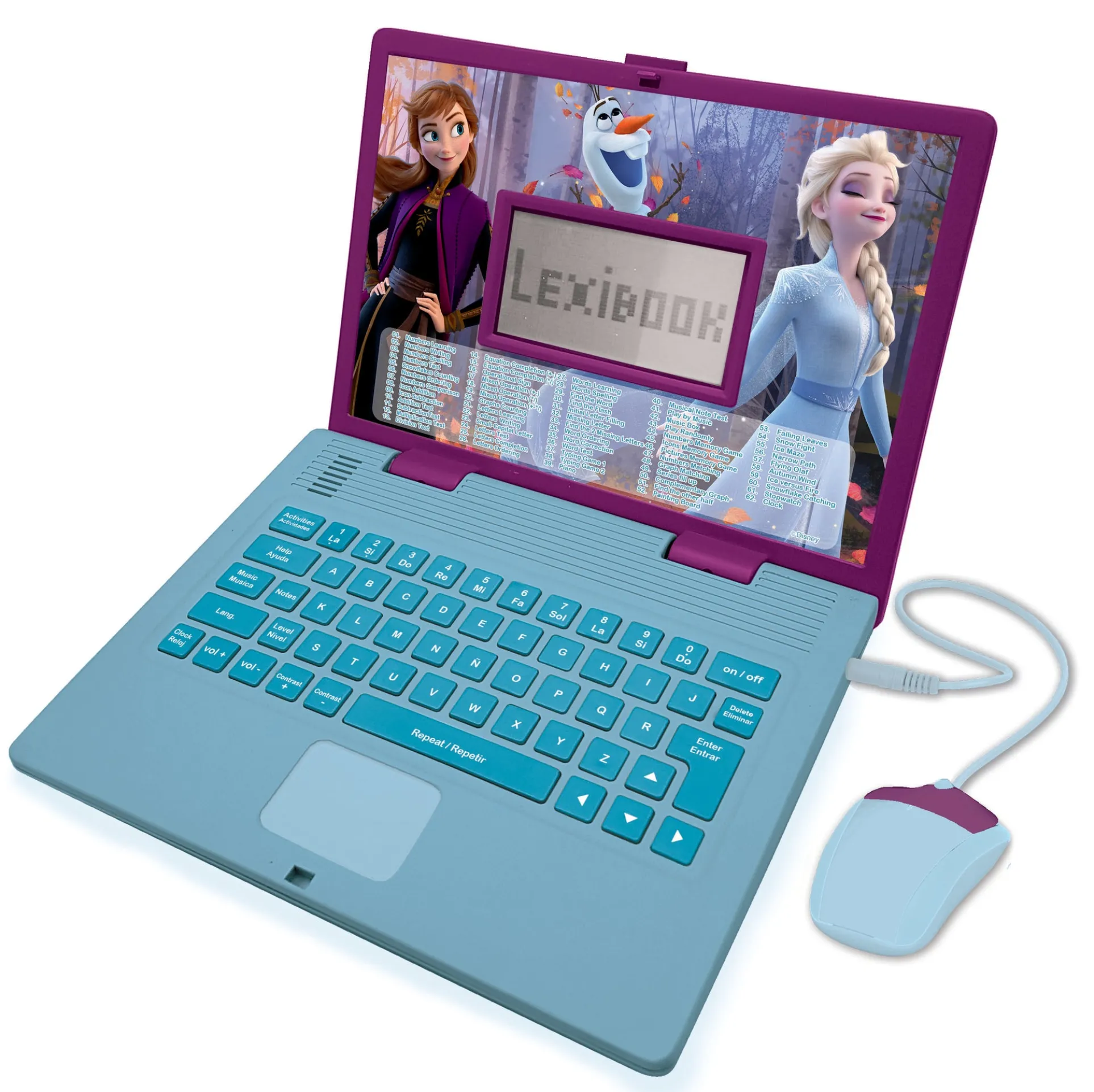 Disney Frozen Bilingual Educational Laptop with Interactive Activities