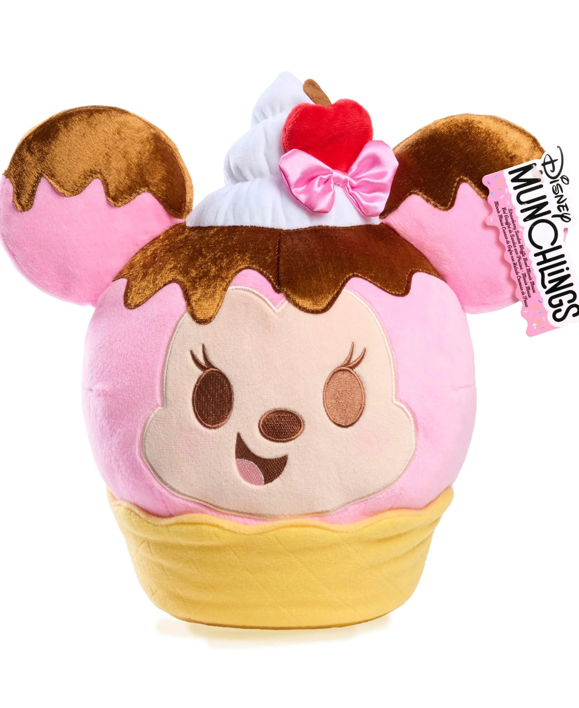 Disney Munchlings 10-inch Scented Strawberry Sundae Minnie Mouse Plush