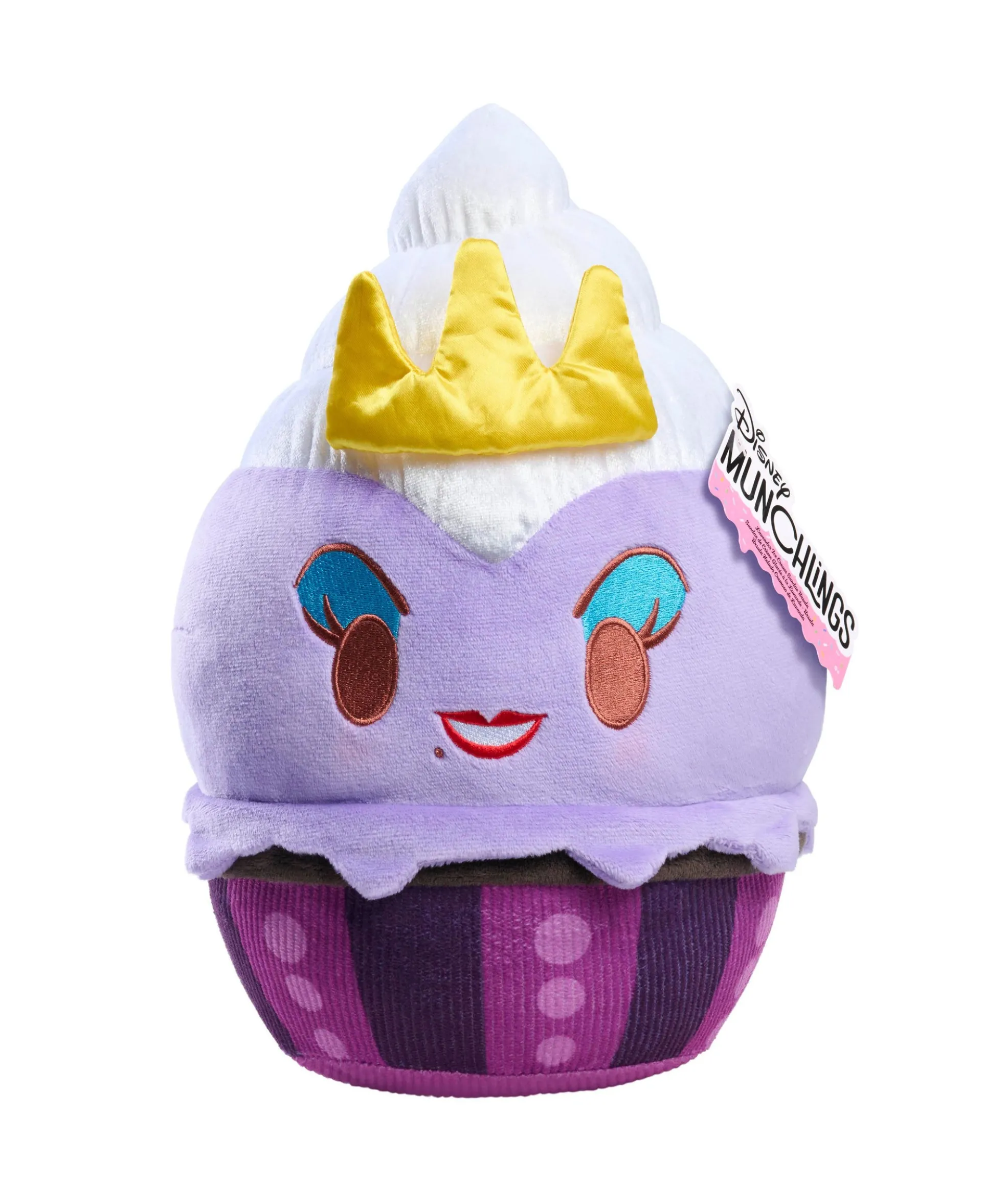 Disney Munchlings 10 inch Large Lavender Ice Cream Sundae Ursula Plush