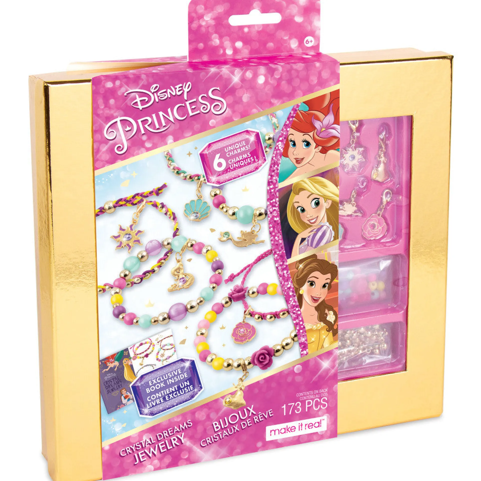 Disney Princess Crystal Dreams Swarovski Bracelet Jewelry Kit