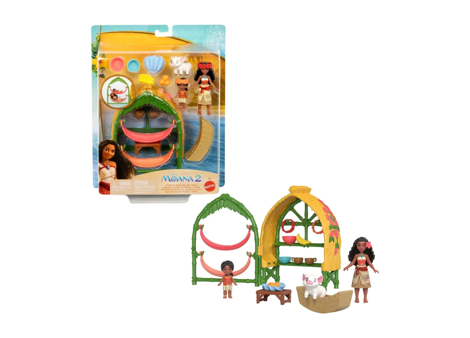 Disney Princess Moana 2 Simea Village Home Playset