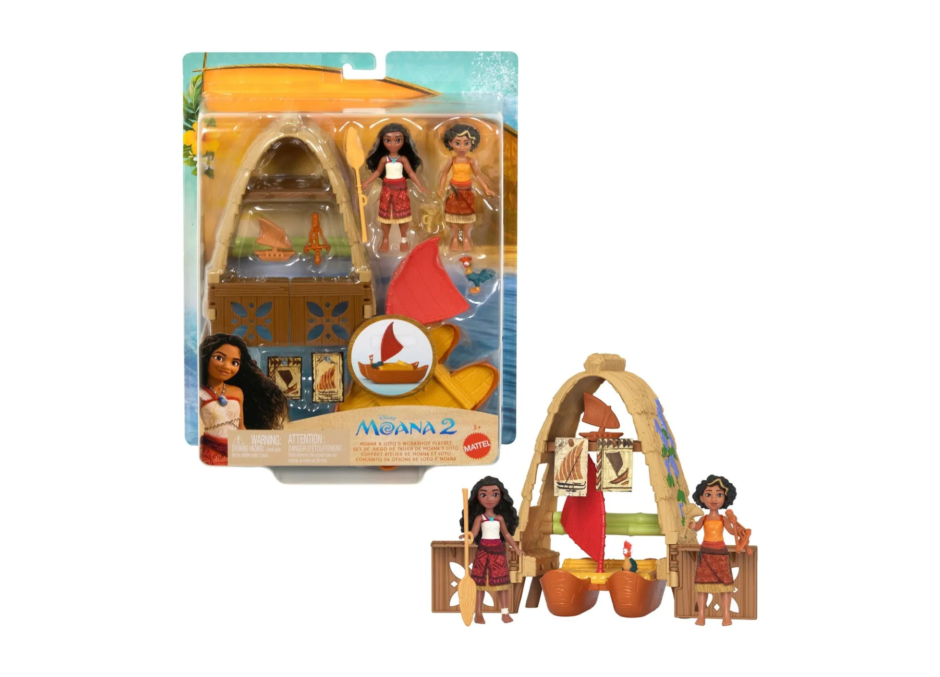 Disney Princess Moana 2 Loto's Workshop Playset