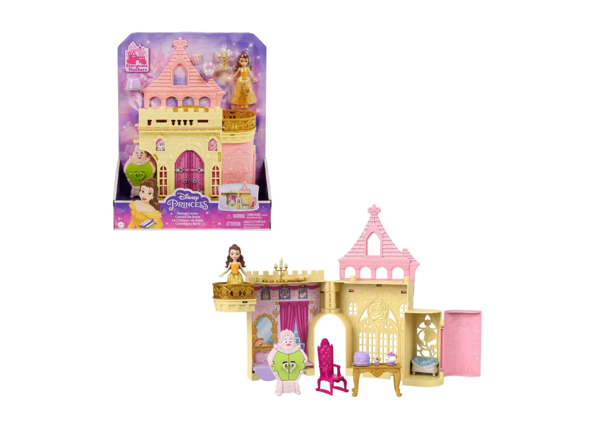Disney Princess Storytime Stackers Belle's Enchanted Castle Playset