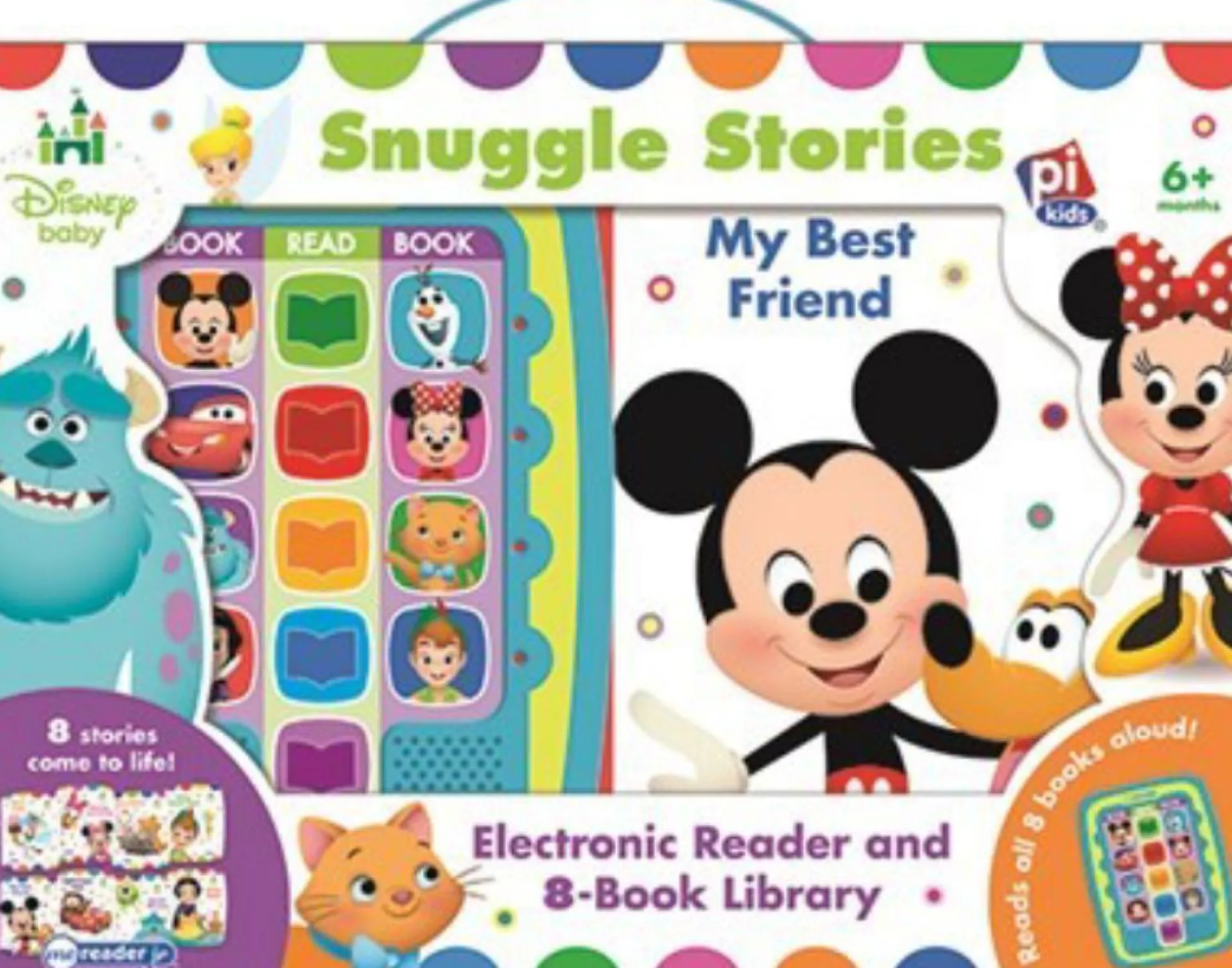 Disney Snuggle Stories 8-Book Set with Me Reader Jr Module