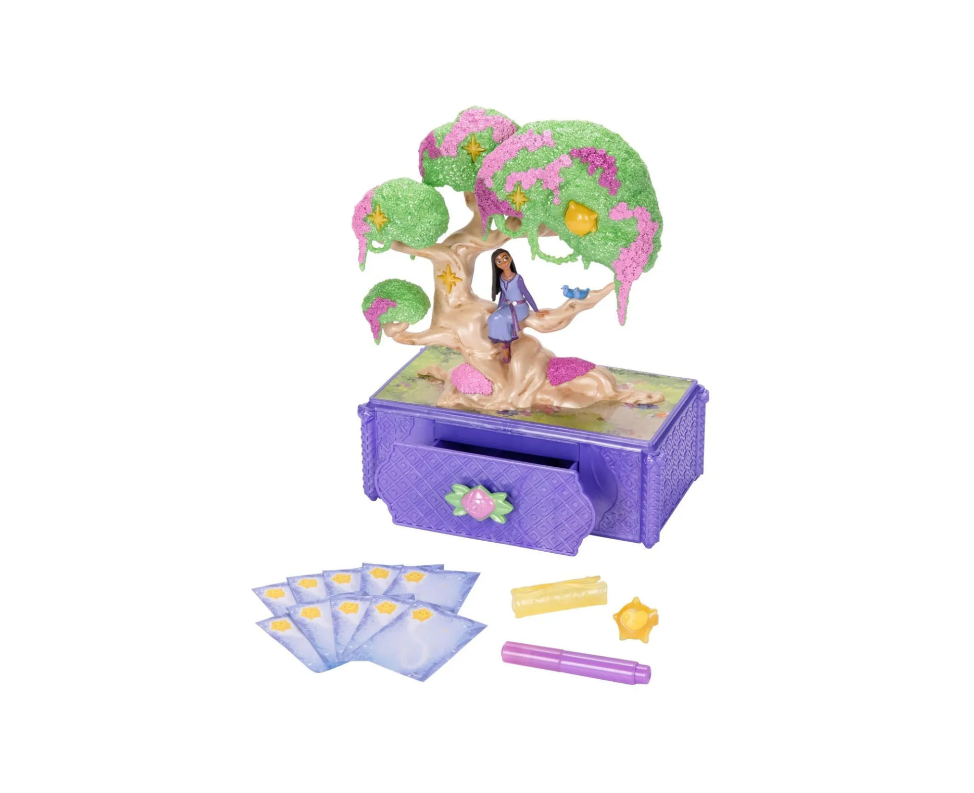 Disney Wish Asha's Musical Wishing Tree Jewelry Box - Interactive Playset