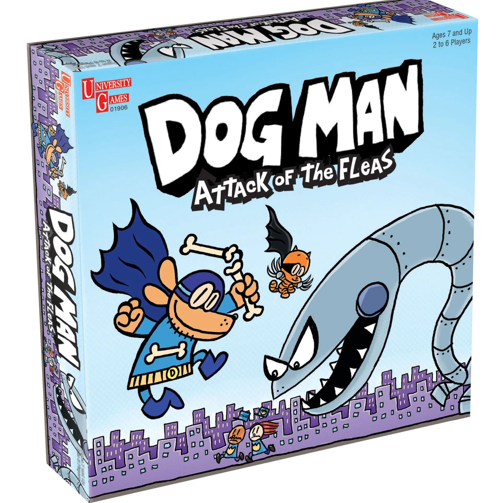 Dog Man: Attack of the Fleas Board Game by University Games