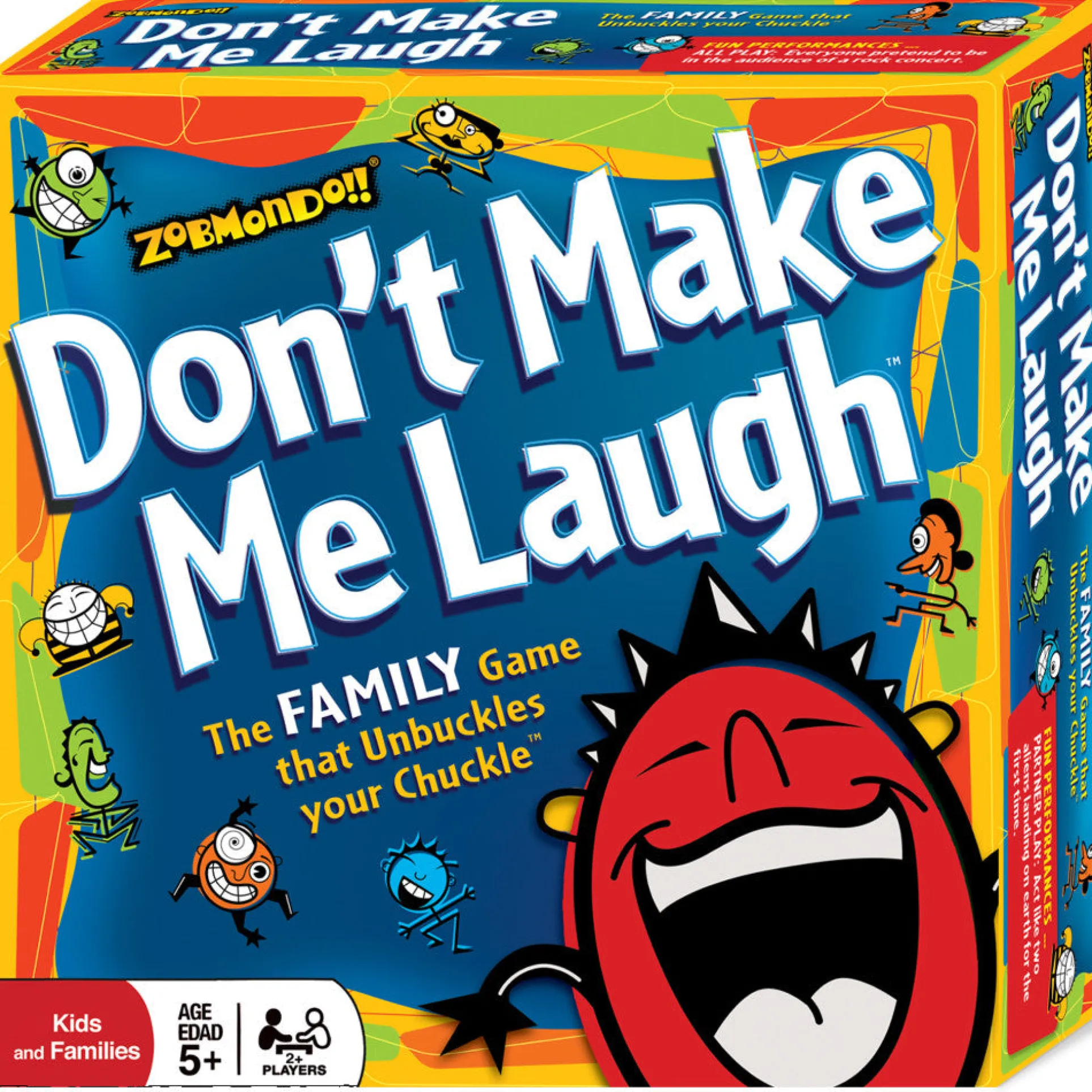 Don't Make Me Laugh! Family Improv Game by Zobmondo!!