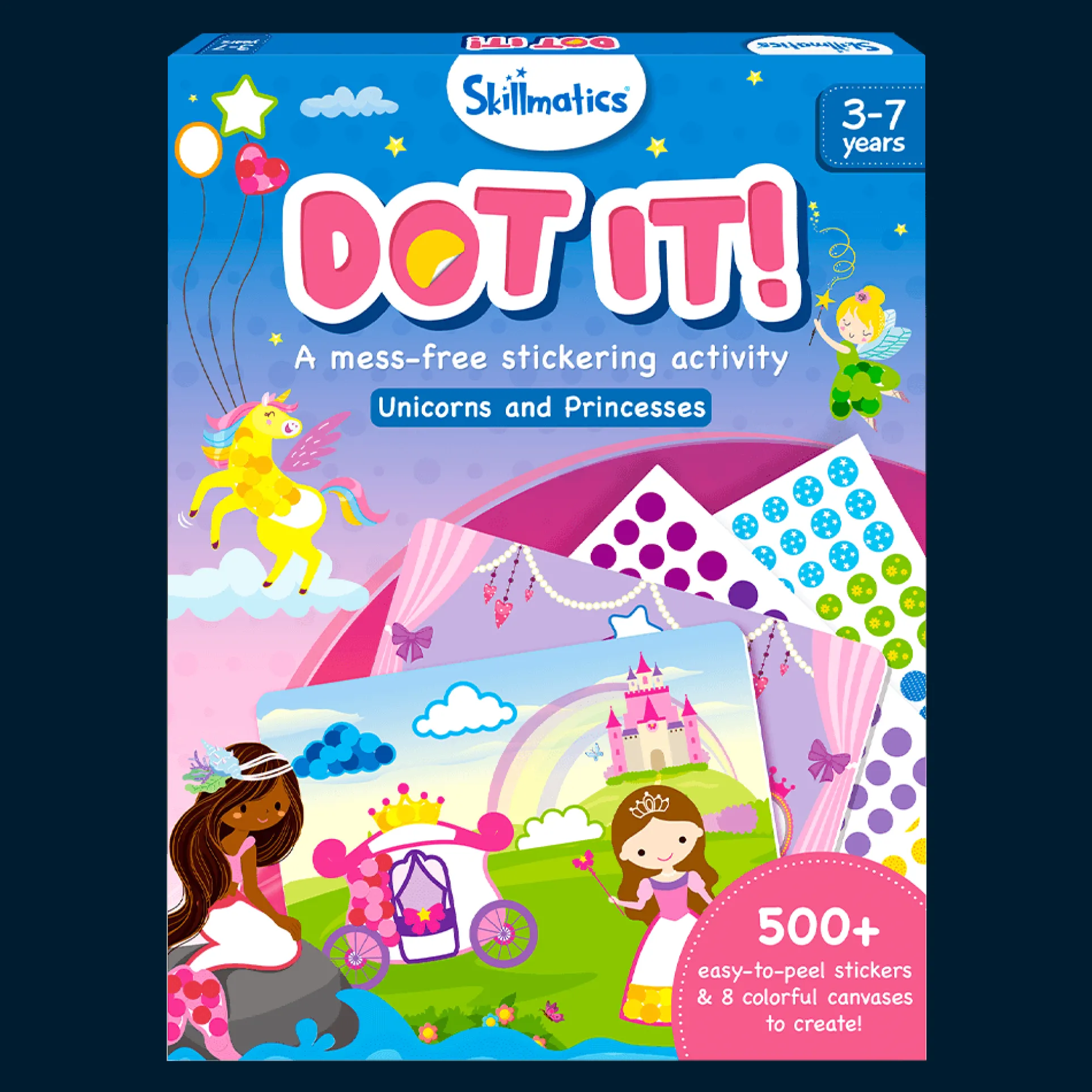 Dot It! Unicorn & Princess Sticker Art Kit - Magical Themes