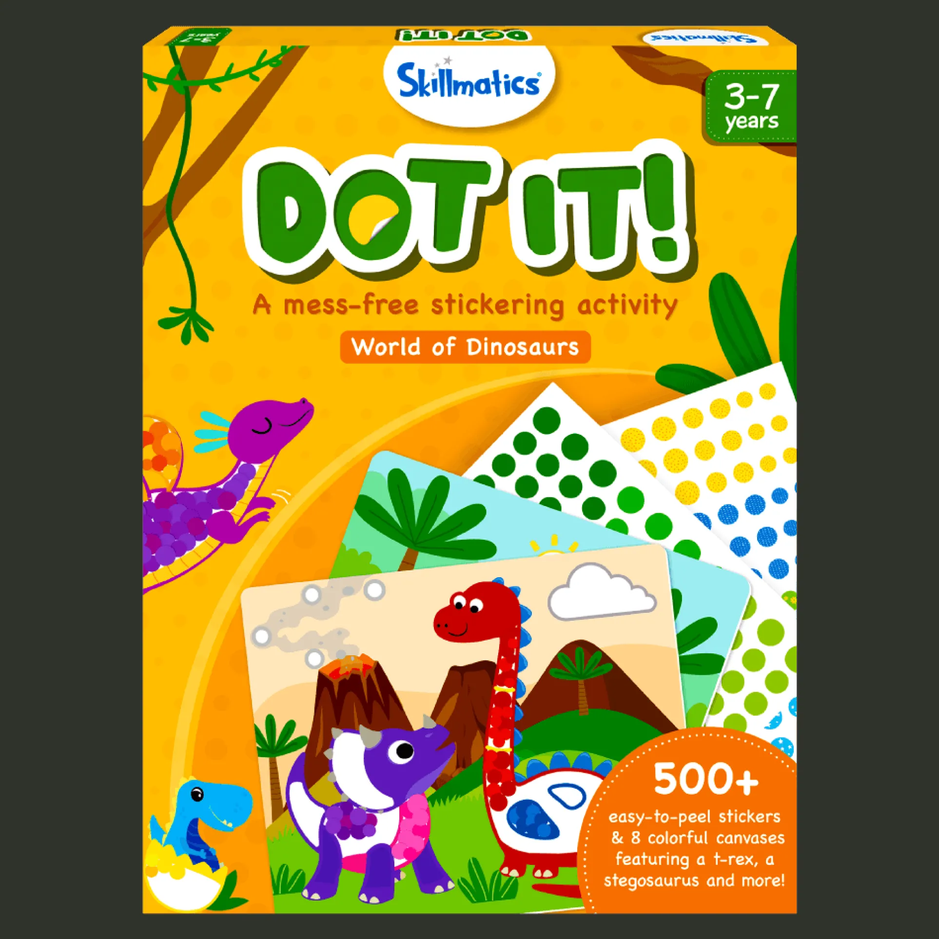 Dot It! World of Dinosaurs Sticker Art Kit