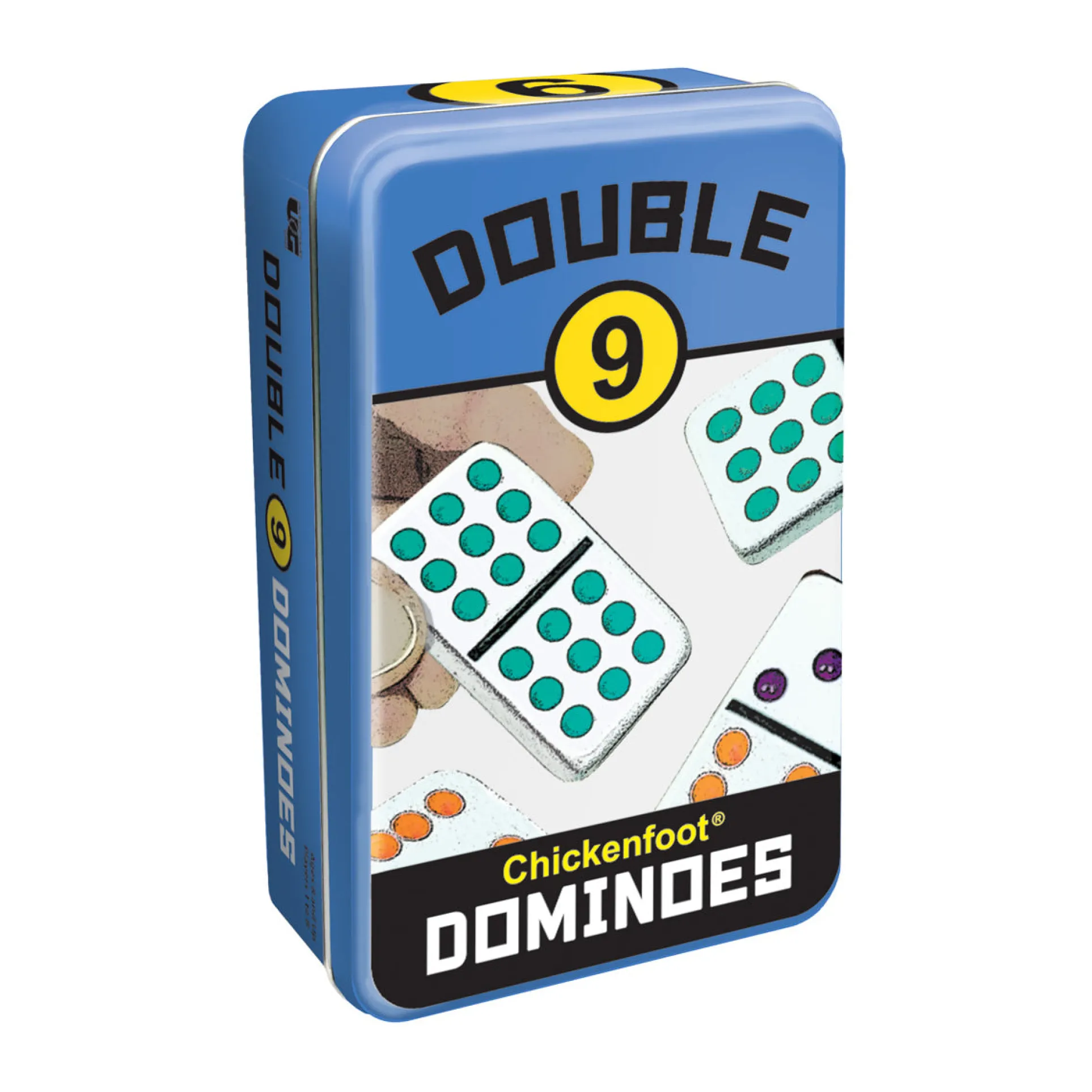 Double 9 Chickenfoot Professional Dominoes Game Set