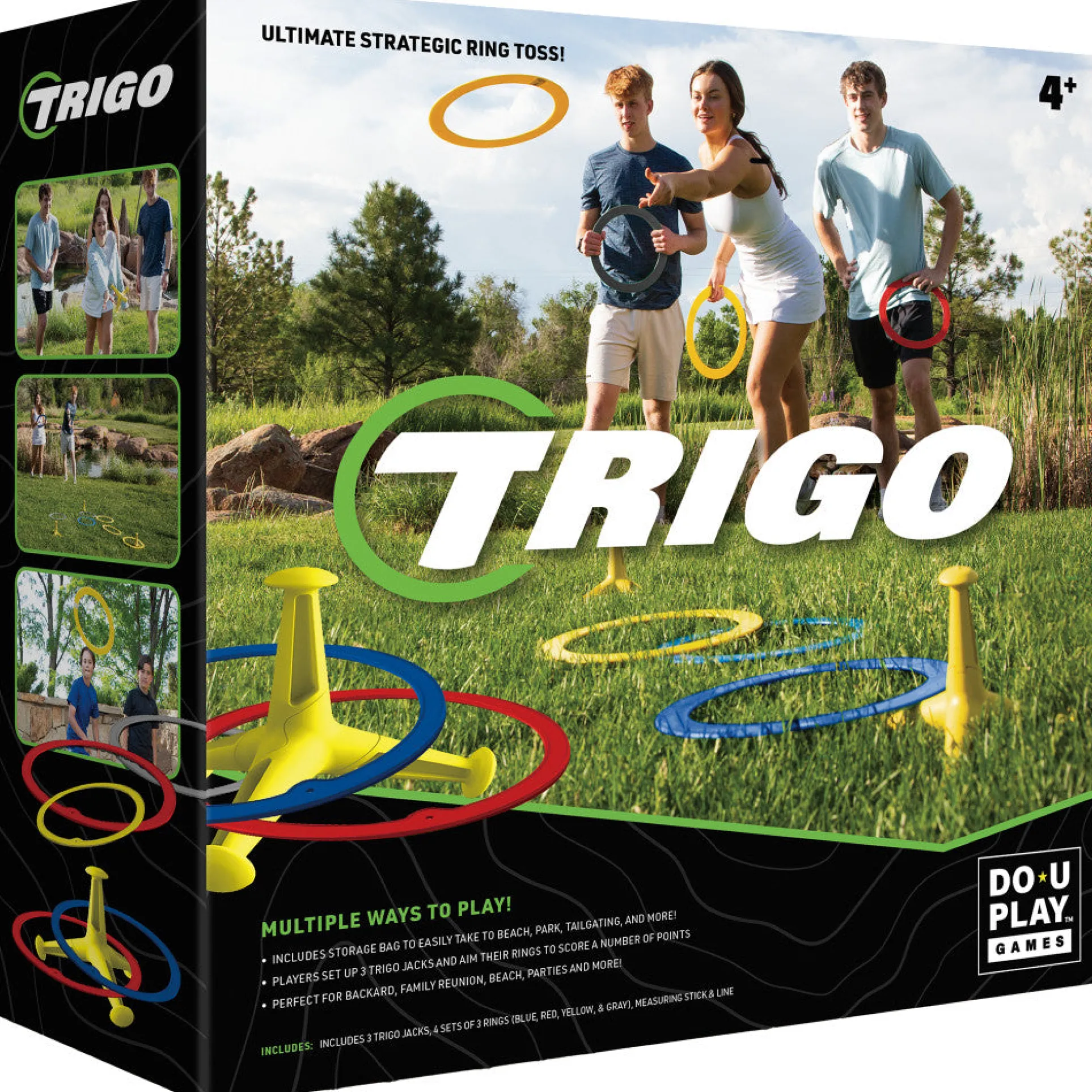 Do-U-Play Trigo Ring Toss Game - Dynamic Outdoor Family Fun