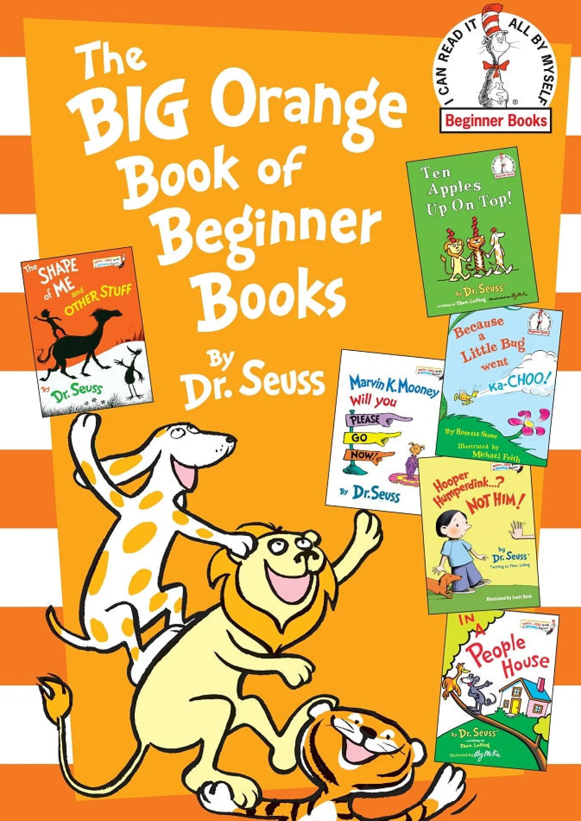 Dr. Seuss Big Orange Beginner Books Six-Story Hardcover Set