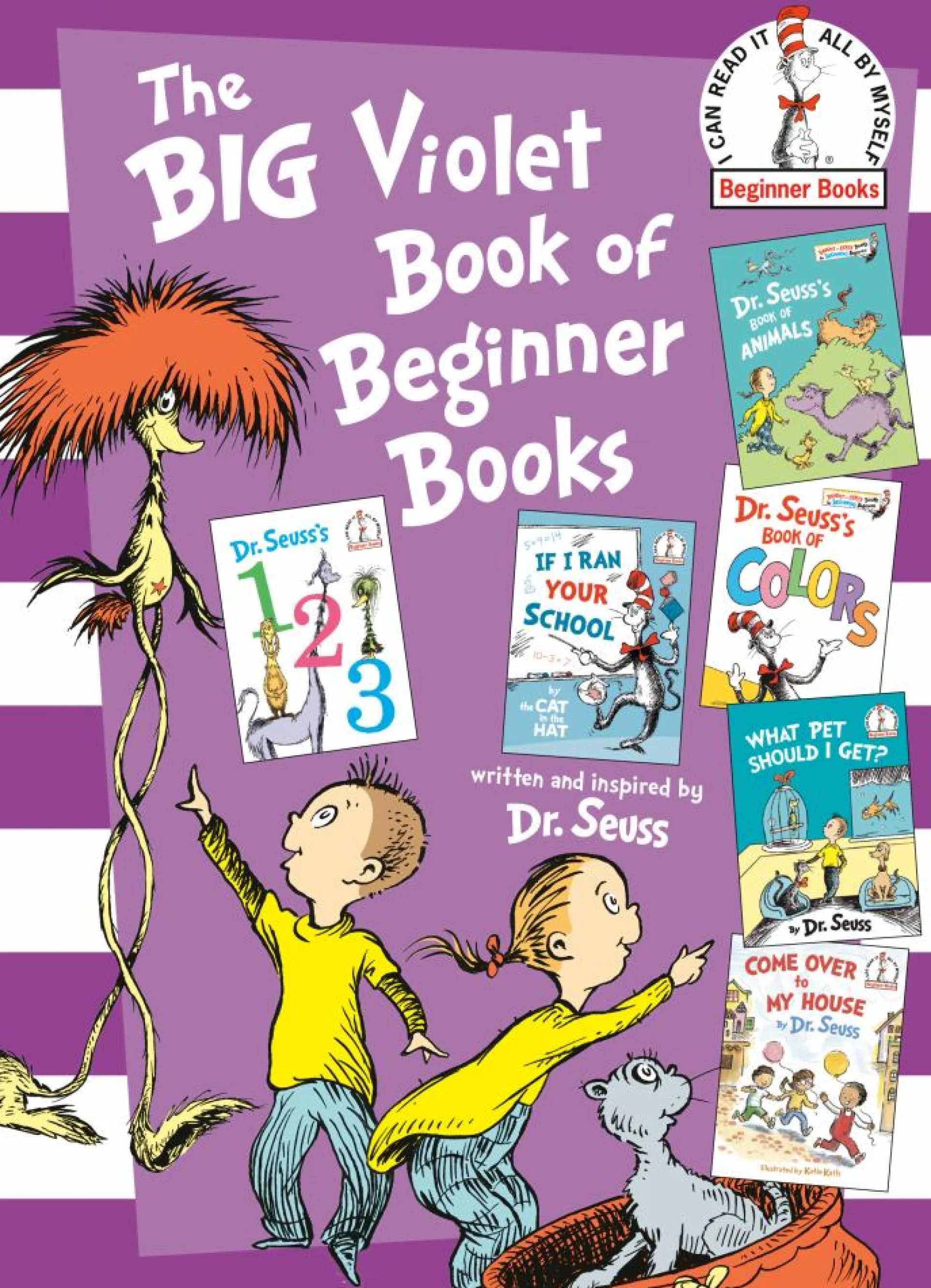 Dr. Seuss Big Violet Book 6-Book Beginner Set - Hardcover